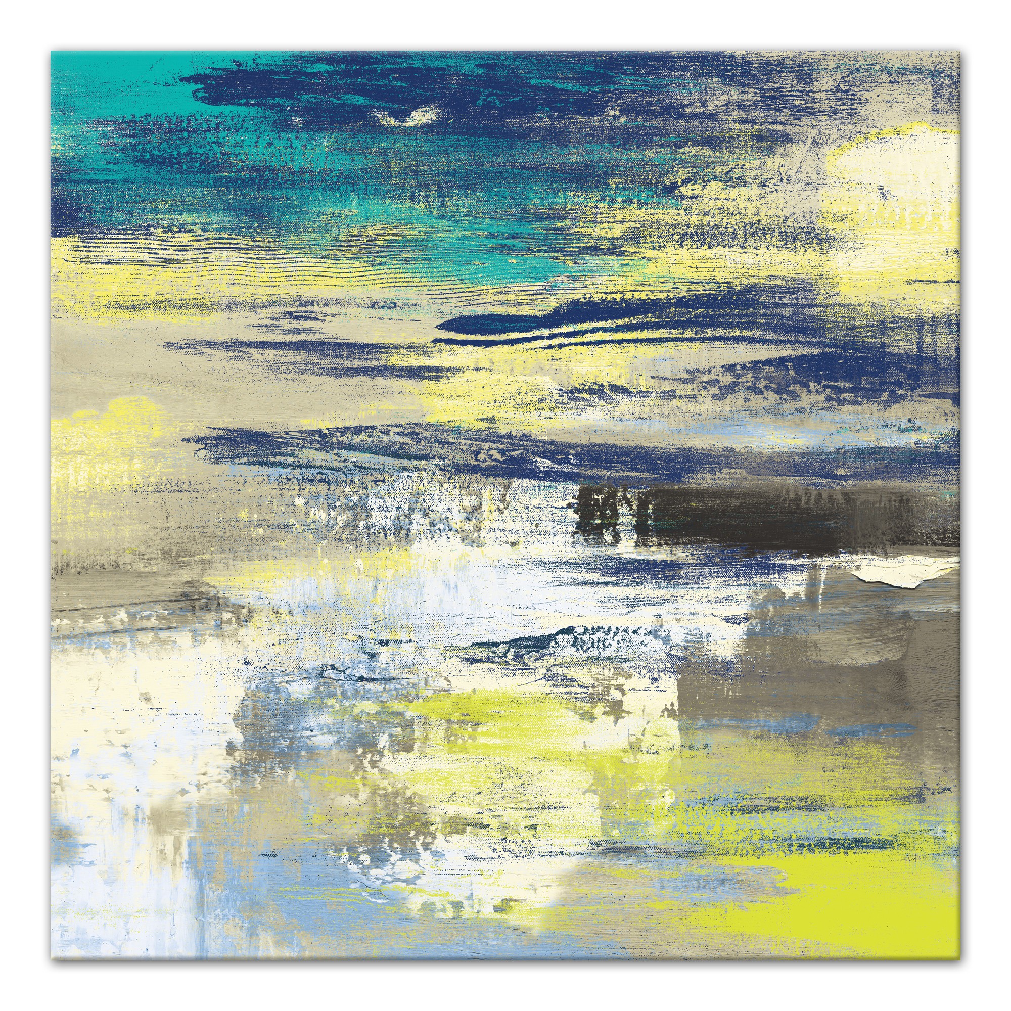Solitude 36x36 Contemporary Canvas Wall Art