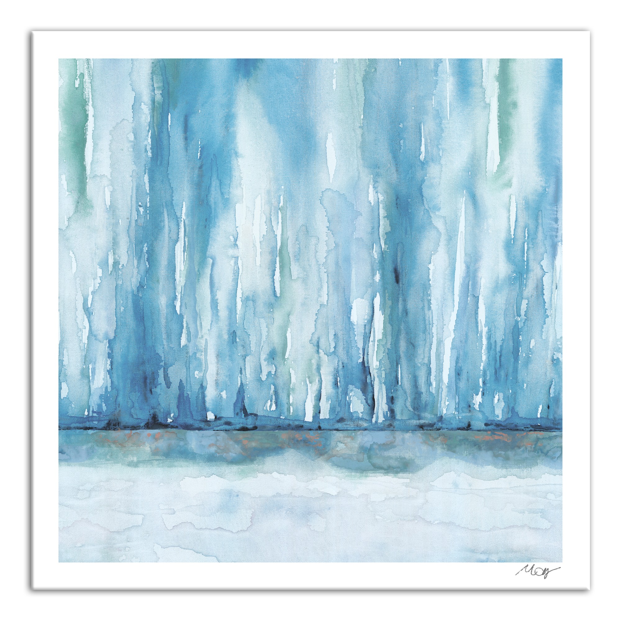 Retreat 36x36 Contemporary Canvas Wall Art