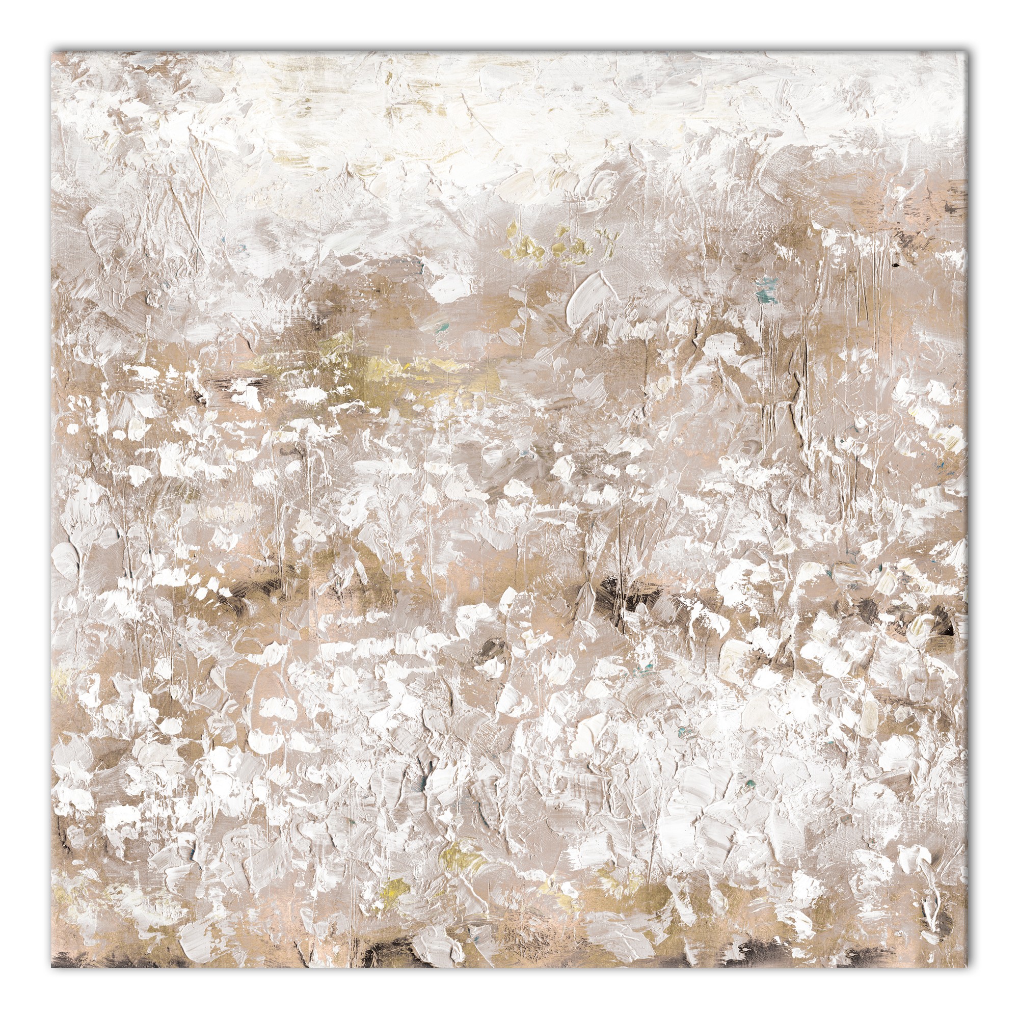 Painterly Repose 36x36 Abstract Canvas Wall Art