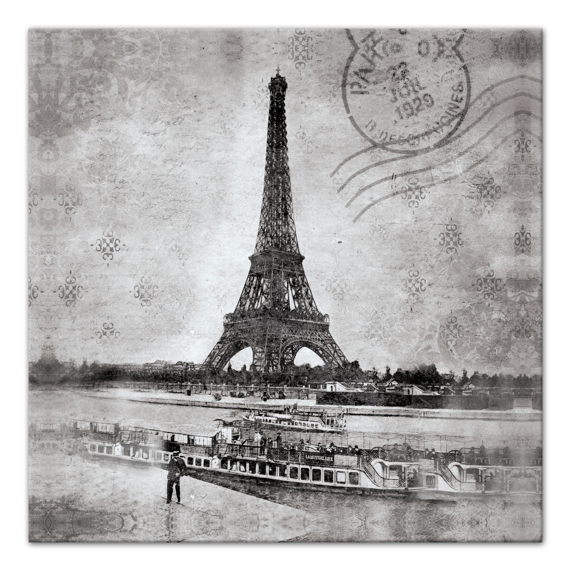 Parisian Post 36x36 Canvas Wall Art