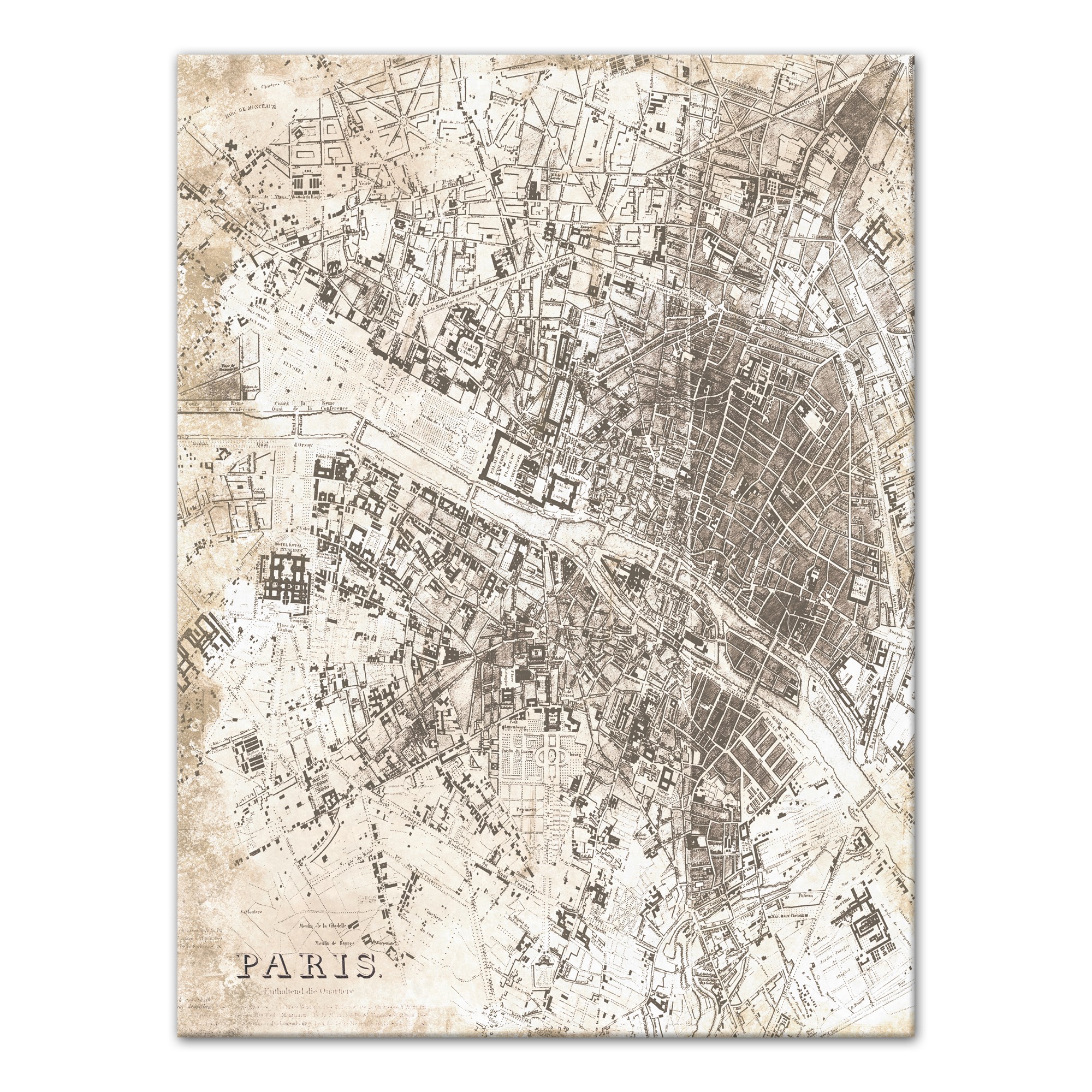 Paris View 30x40 Canvas Wall Art