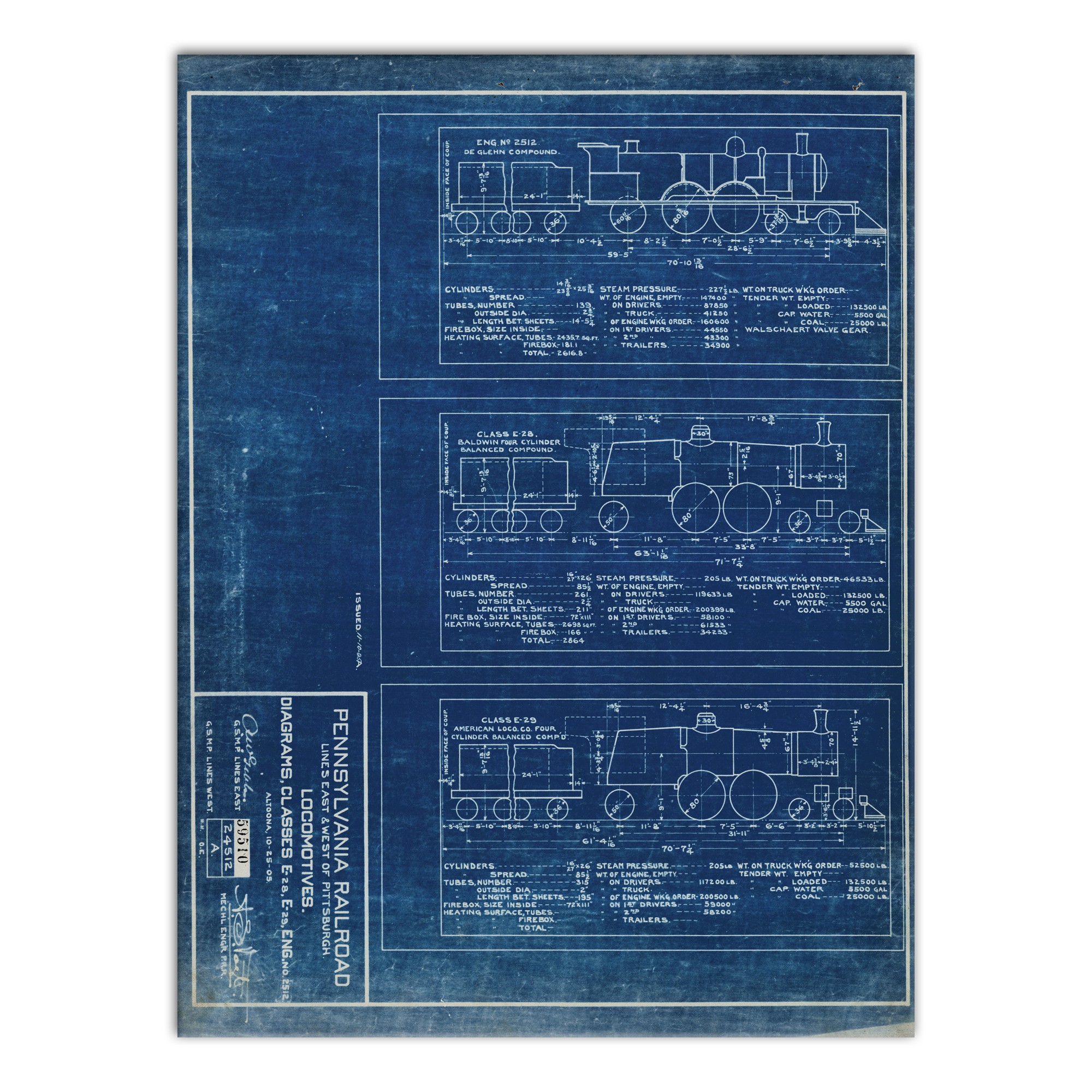 Pennsylvania Railroad 30x40 Canvas Wall Art