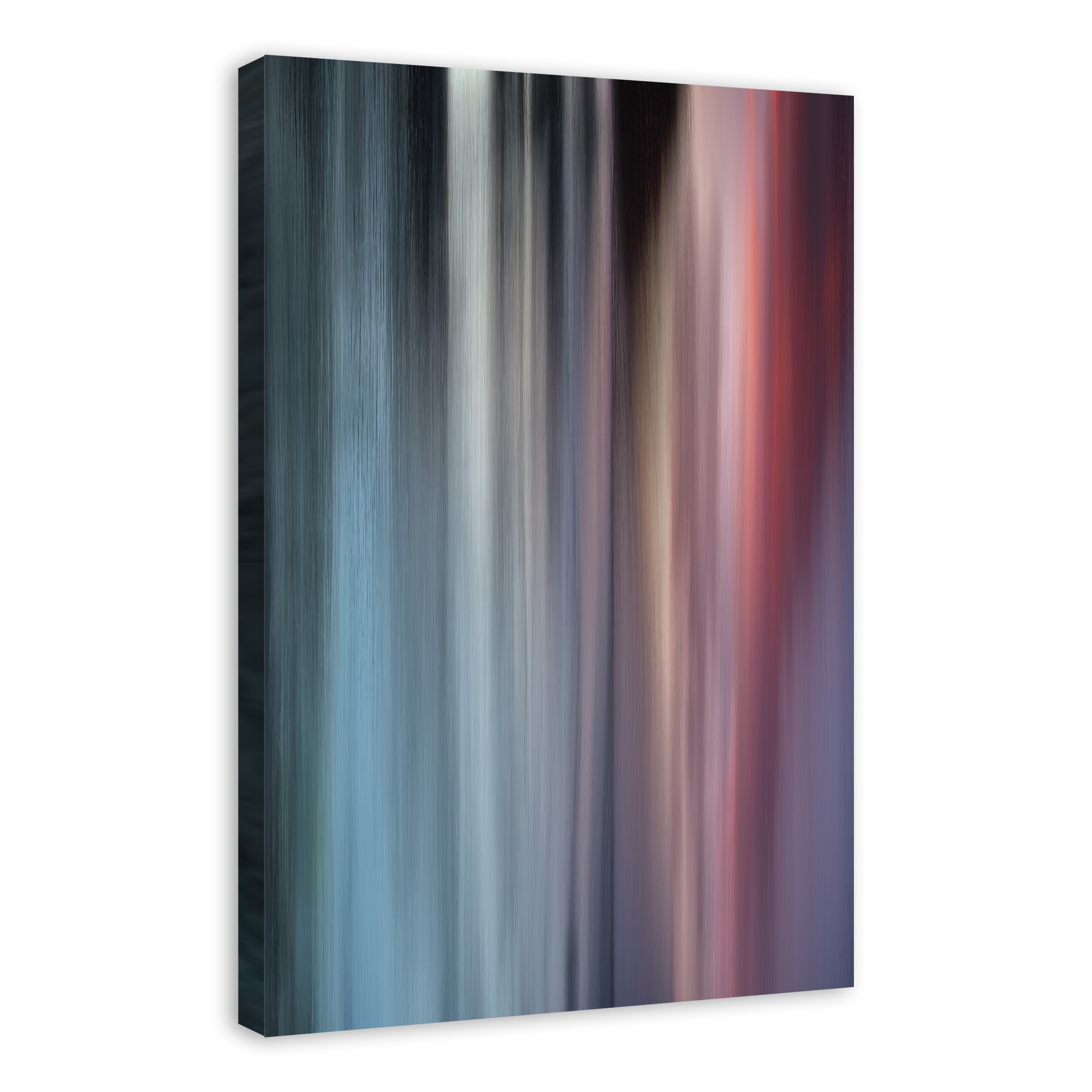 Blurred Lines Contemporary 32x48 Canvas Wall Art