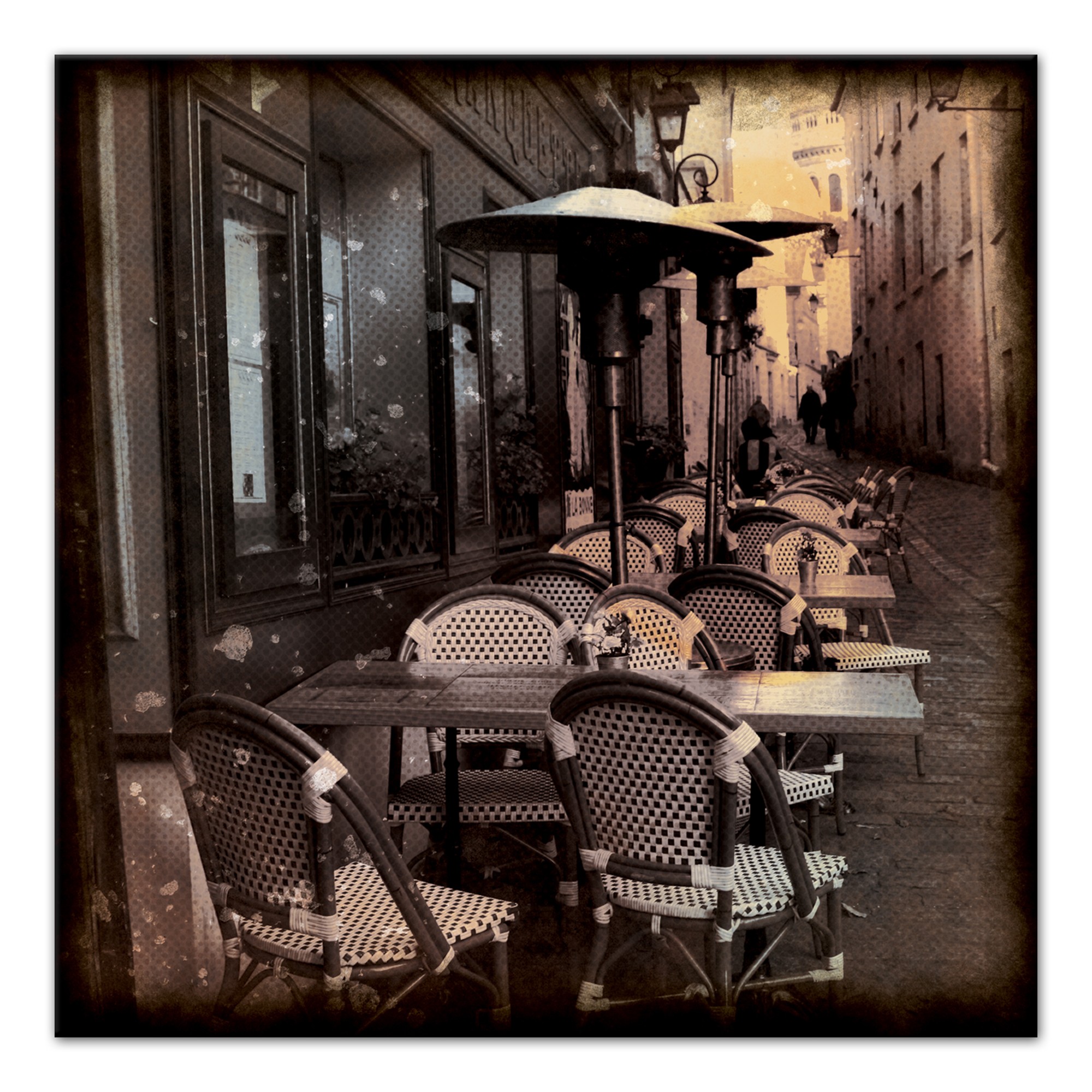 Parisian Bistro 20x20 Canvas Wall Art