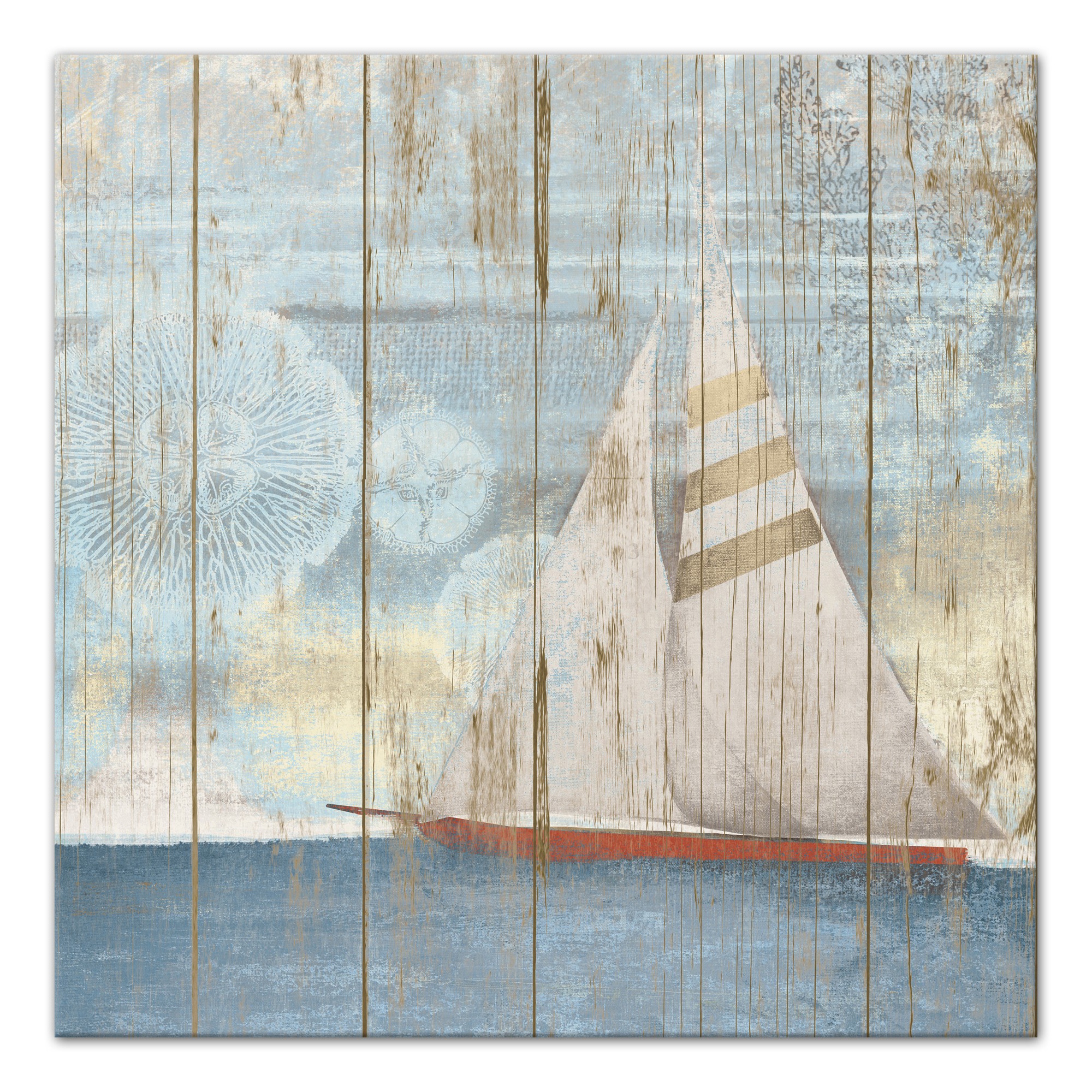 On The Horizon 1 24x24 Canvas Wall Art