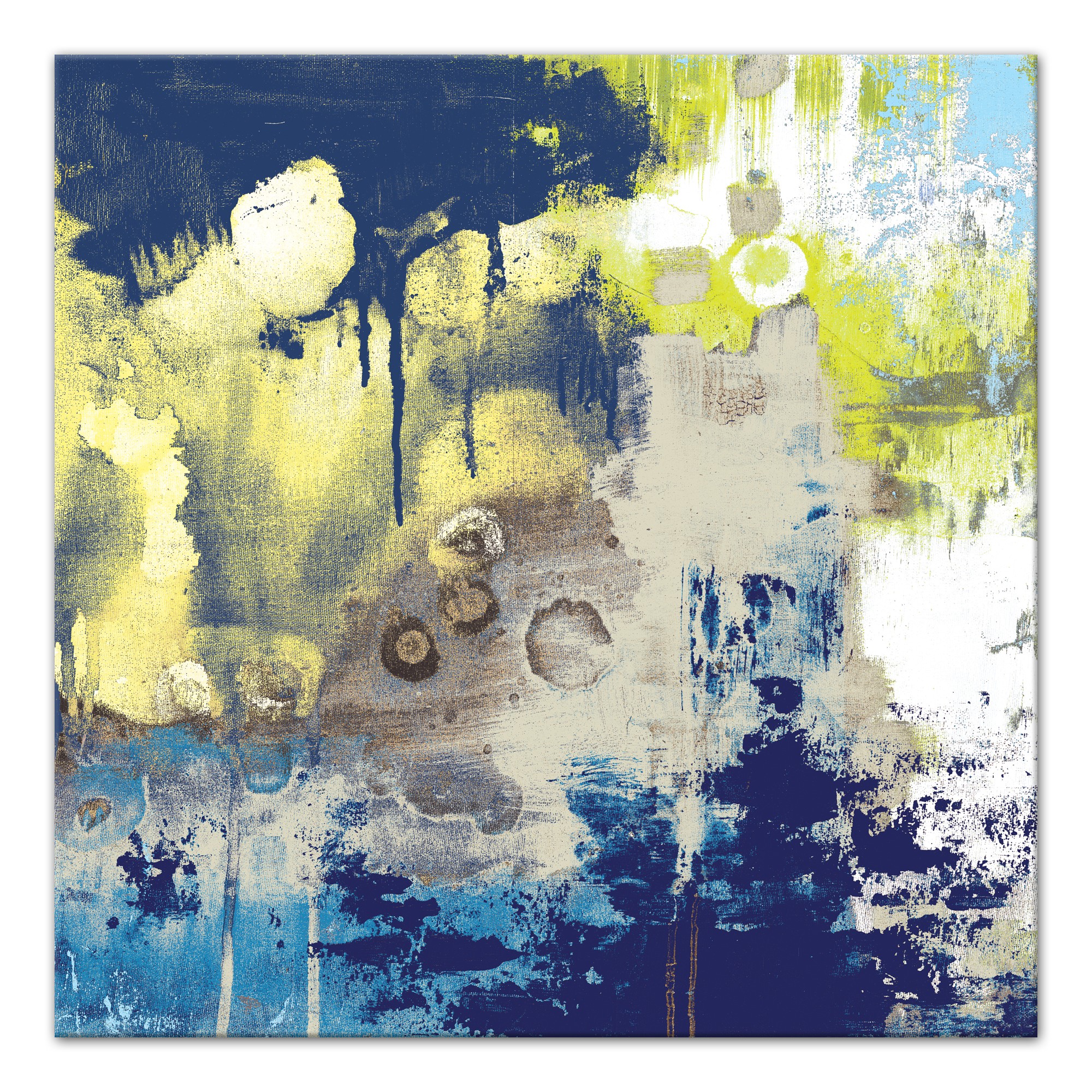 Excitement 36x36 Canvas Wall Art