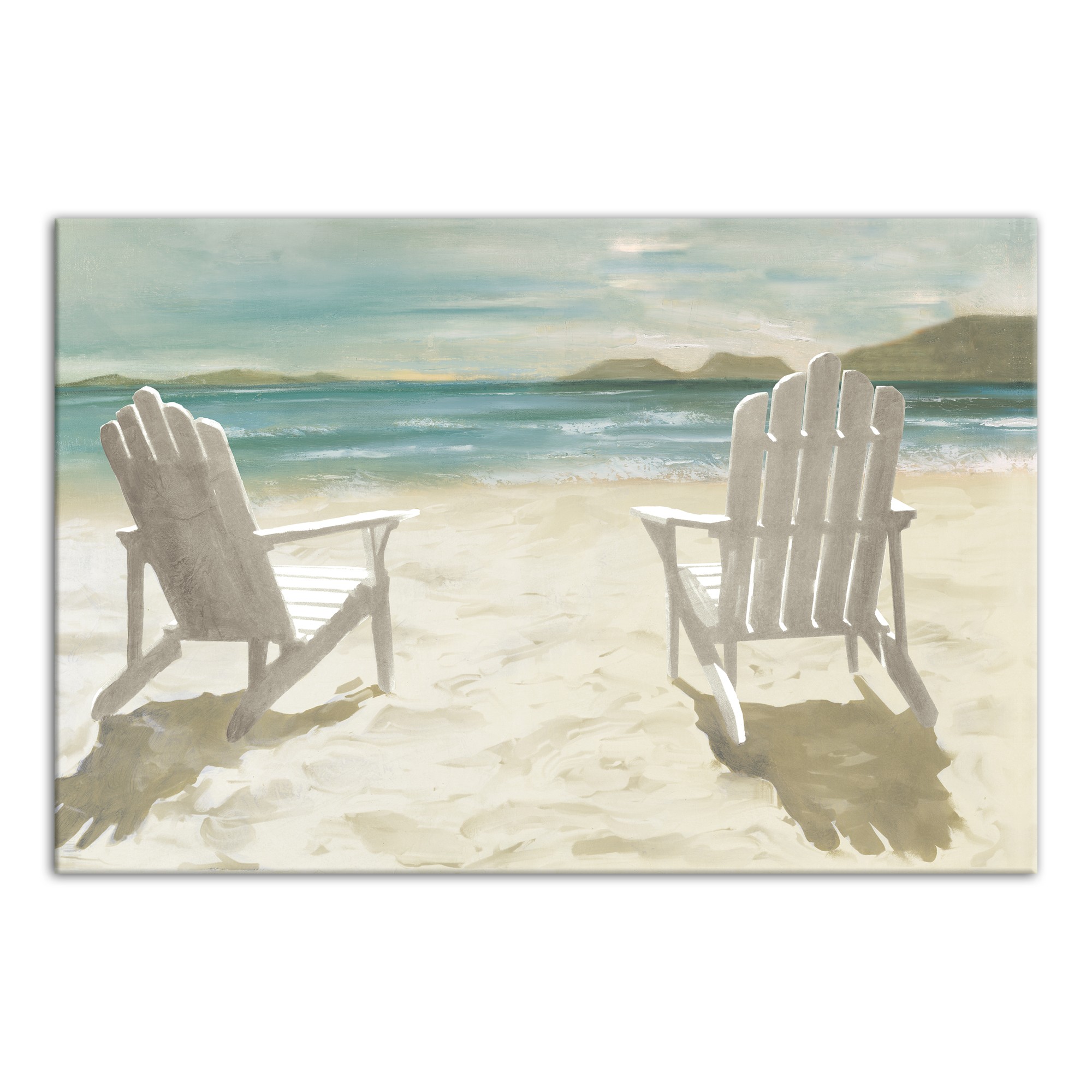 Recline 48x32 Canvas Wall Art