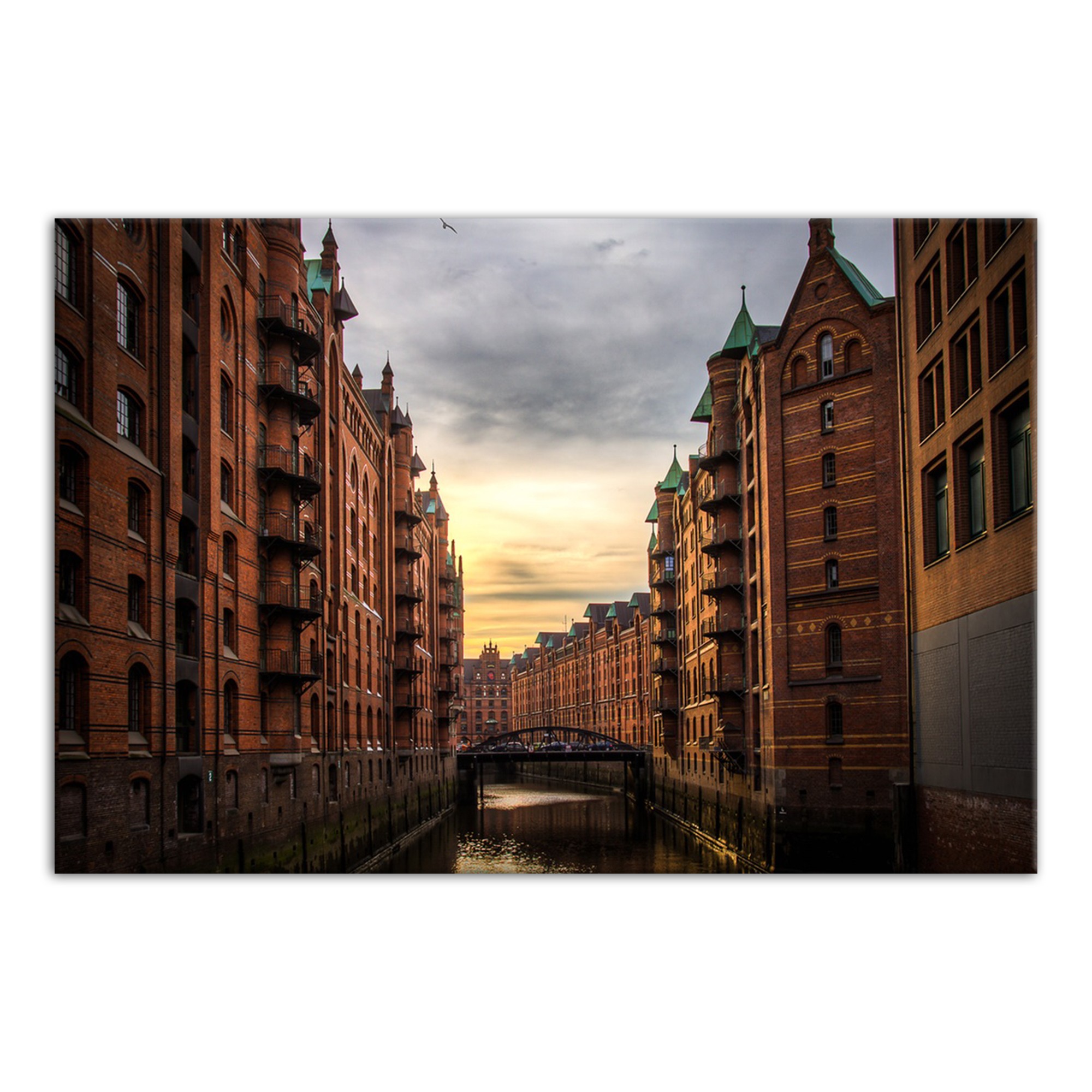 Amsterdam 48x32 Canvas Wall Art