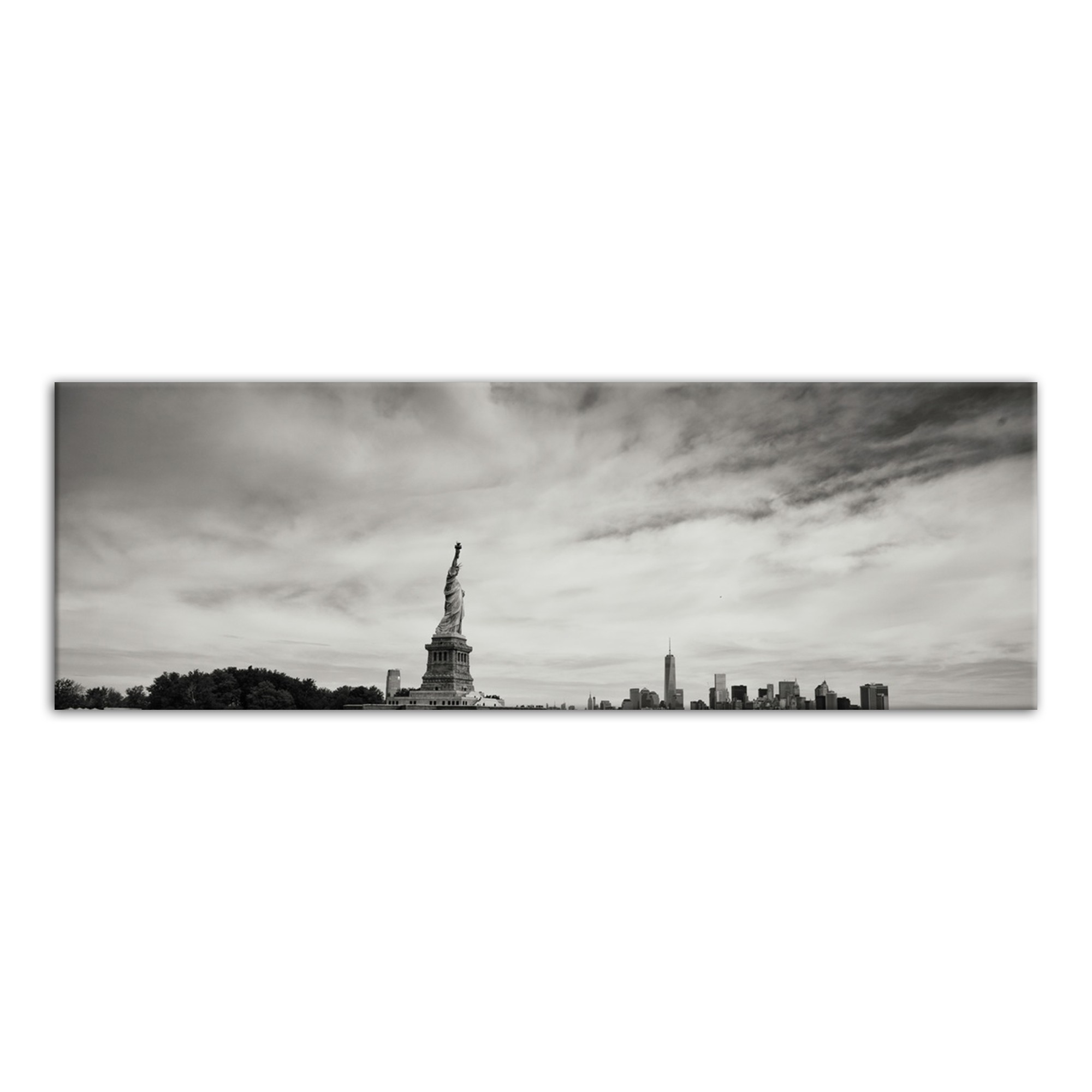 Lady Liberty 60x20 Canvas Wall Art