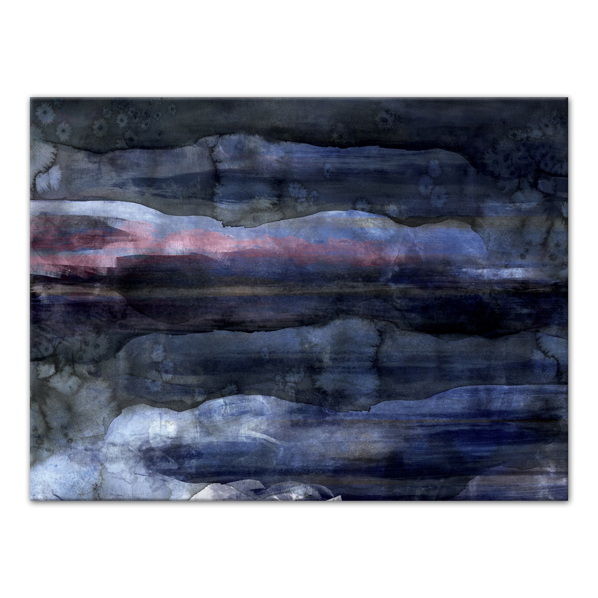 Stormy Approach 40x30 Canvas Wall Art