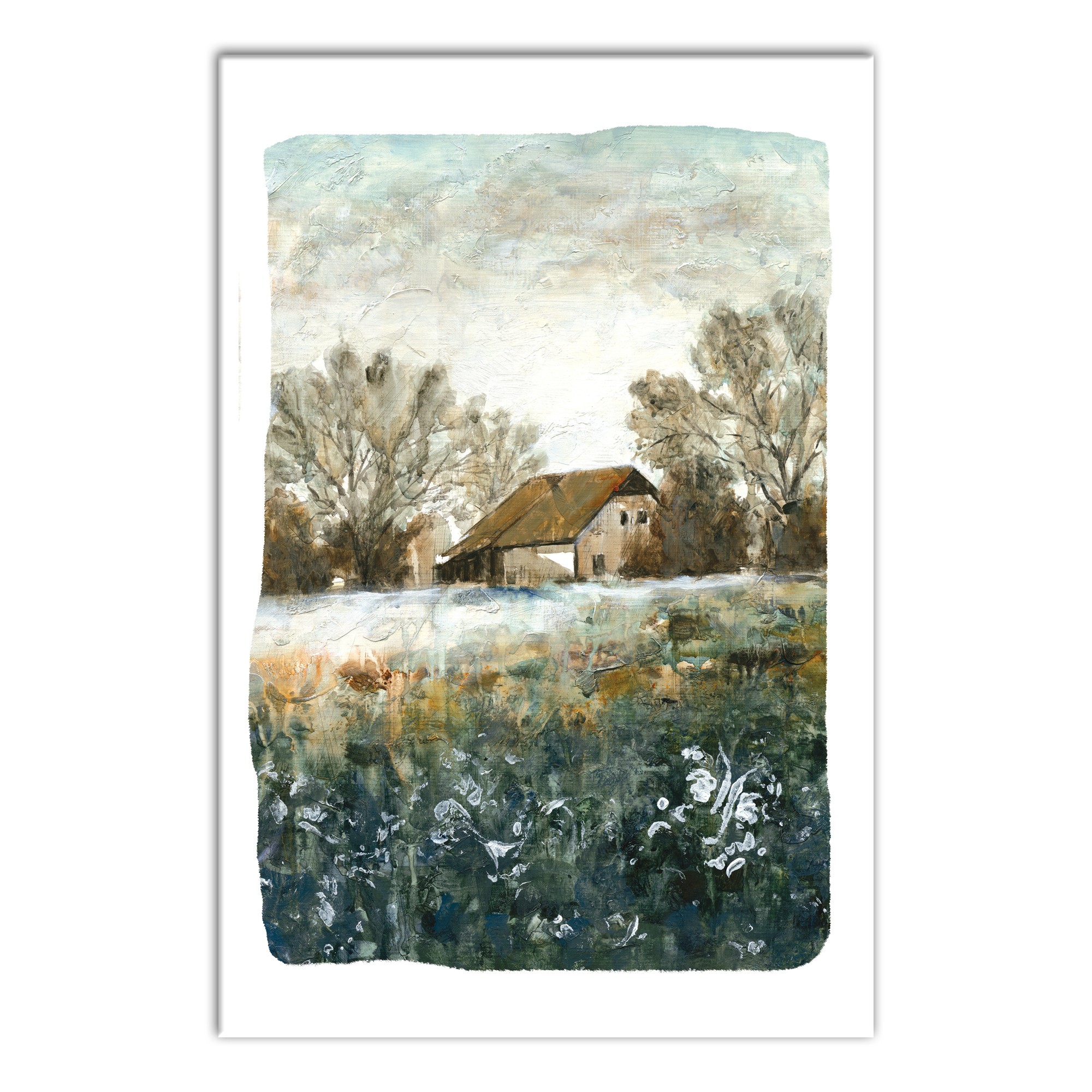 Scenic Barn 20x30 Canvas Wall Art 