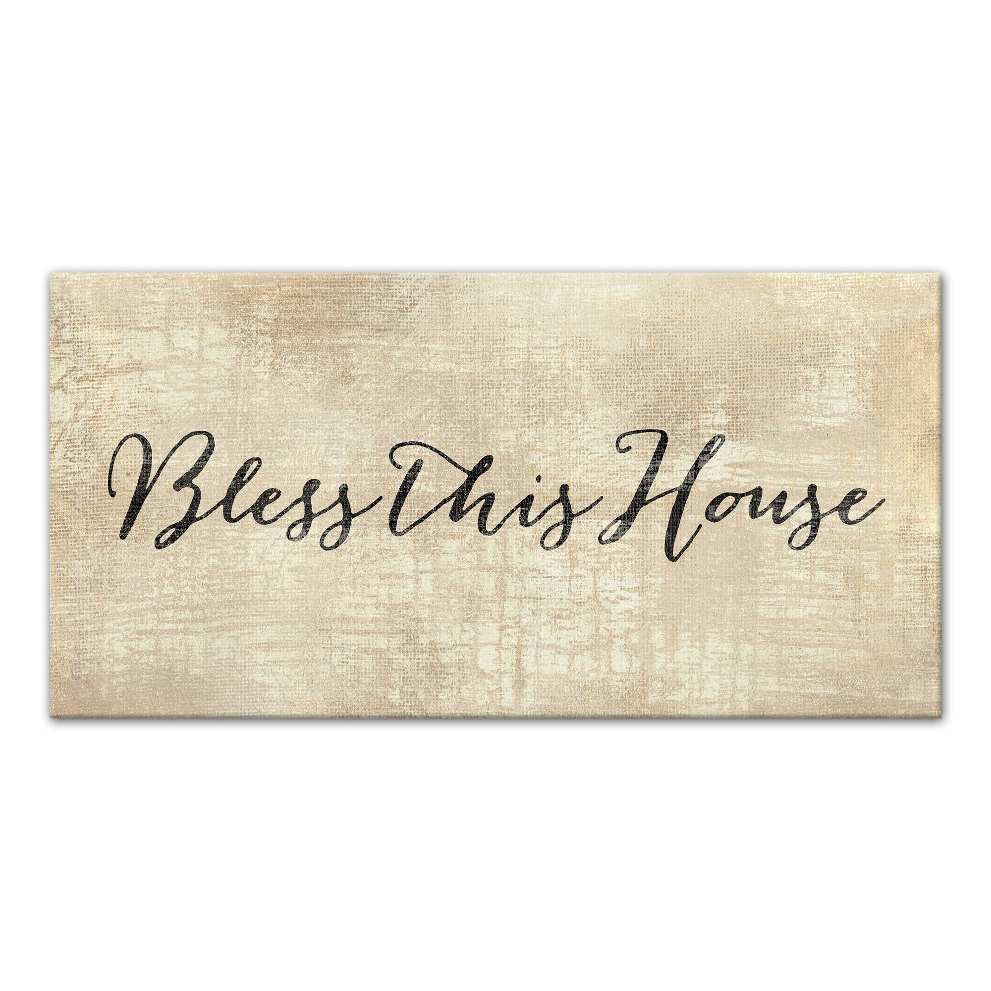 Bless This House 20x10 Canvas Wall Art 