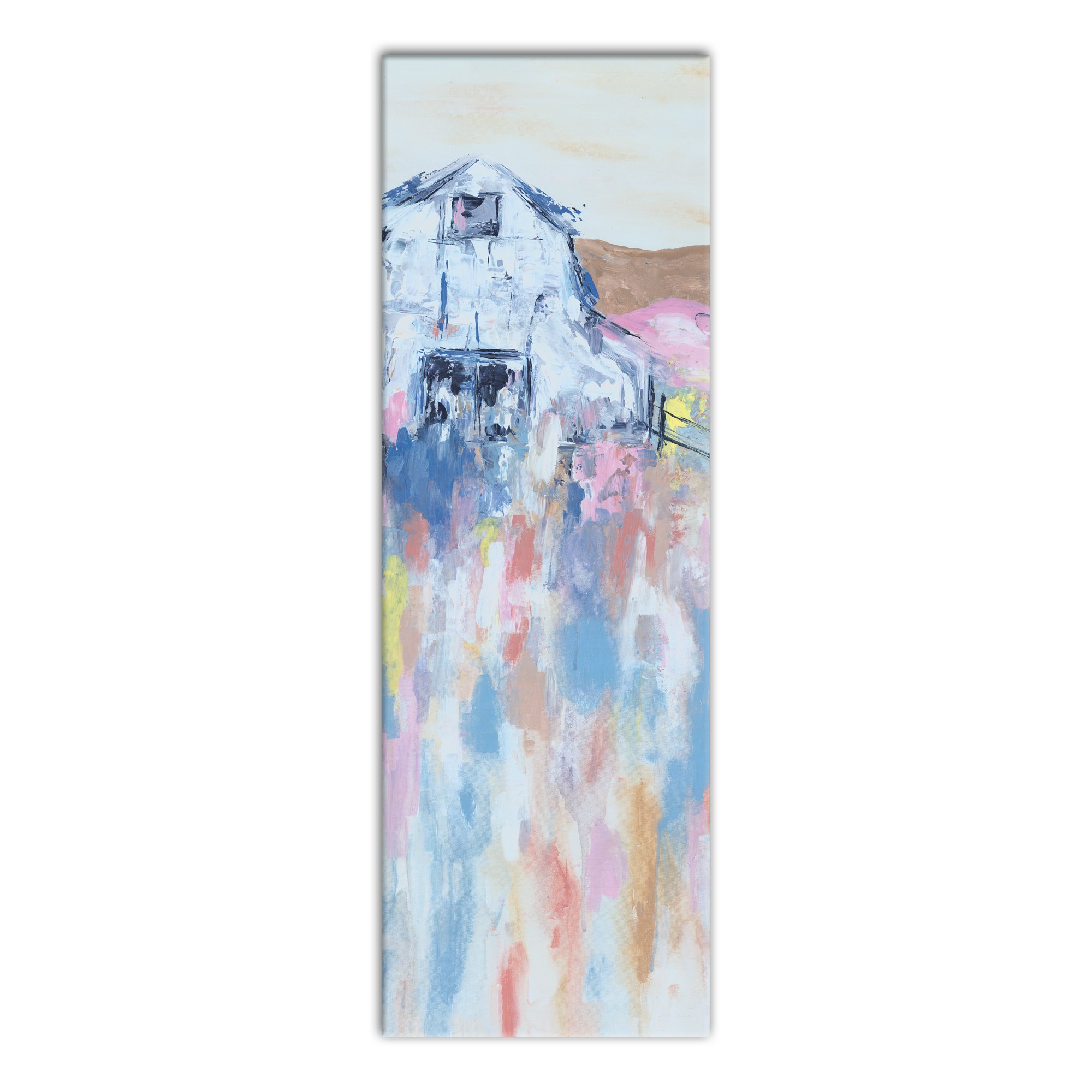 Barn Abstract One 12x36 Canvas Wall Art