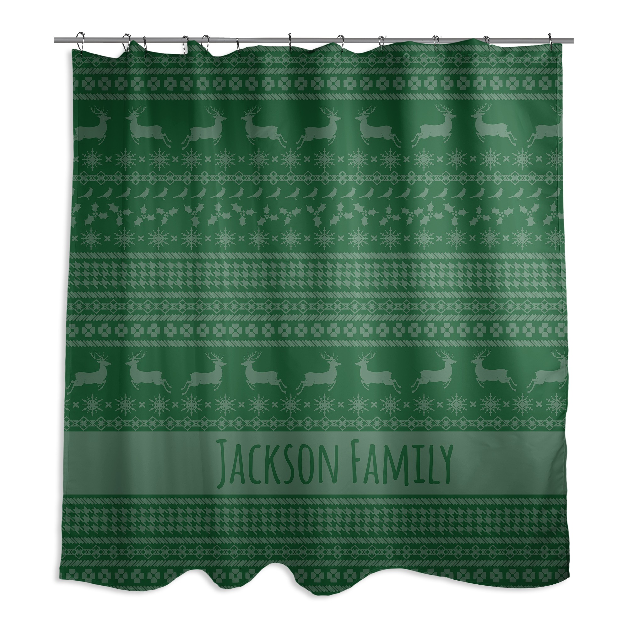 Christmas Sweater 71x74 Custom Shower Curtain