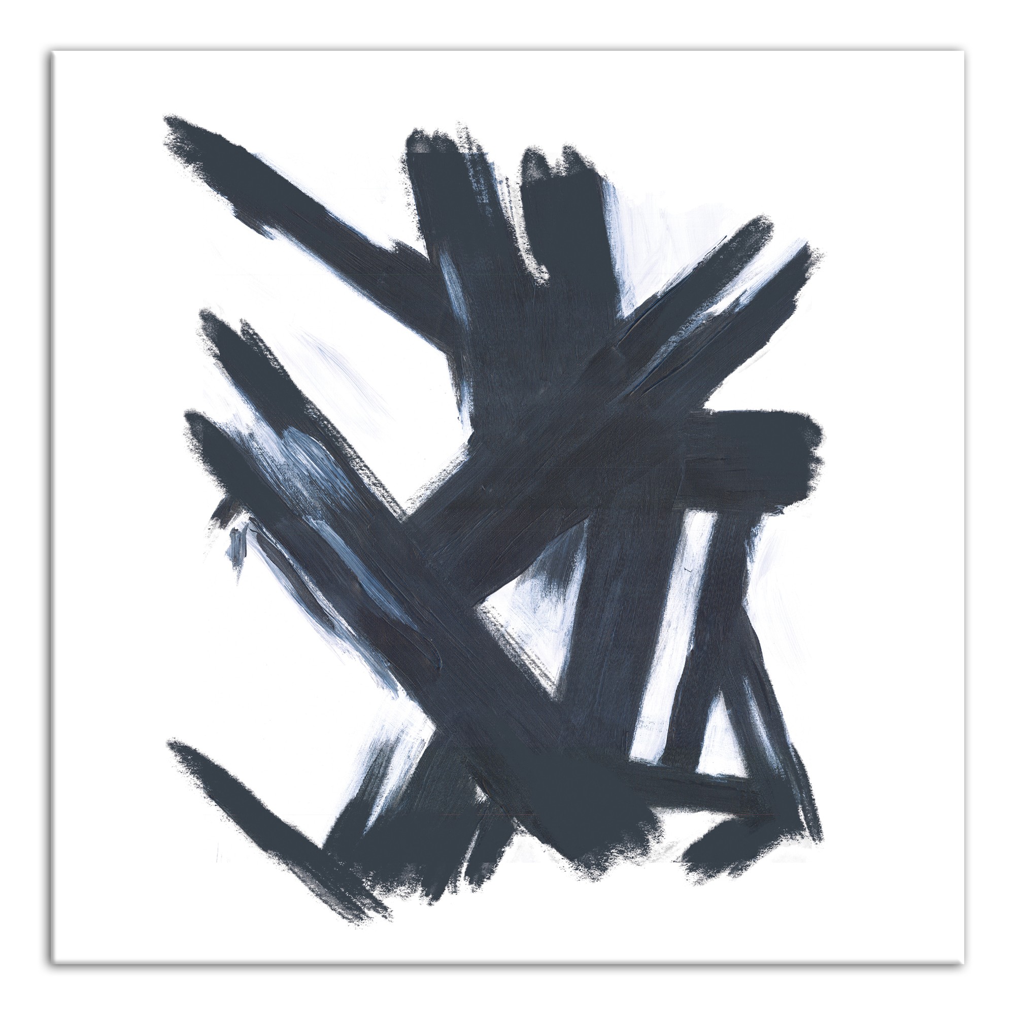 Strikethrough 20x20 Canvas Wall Art