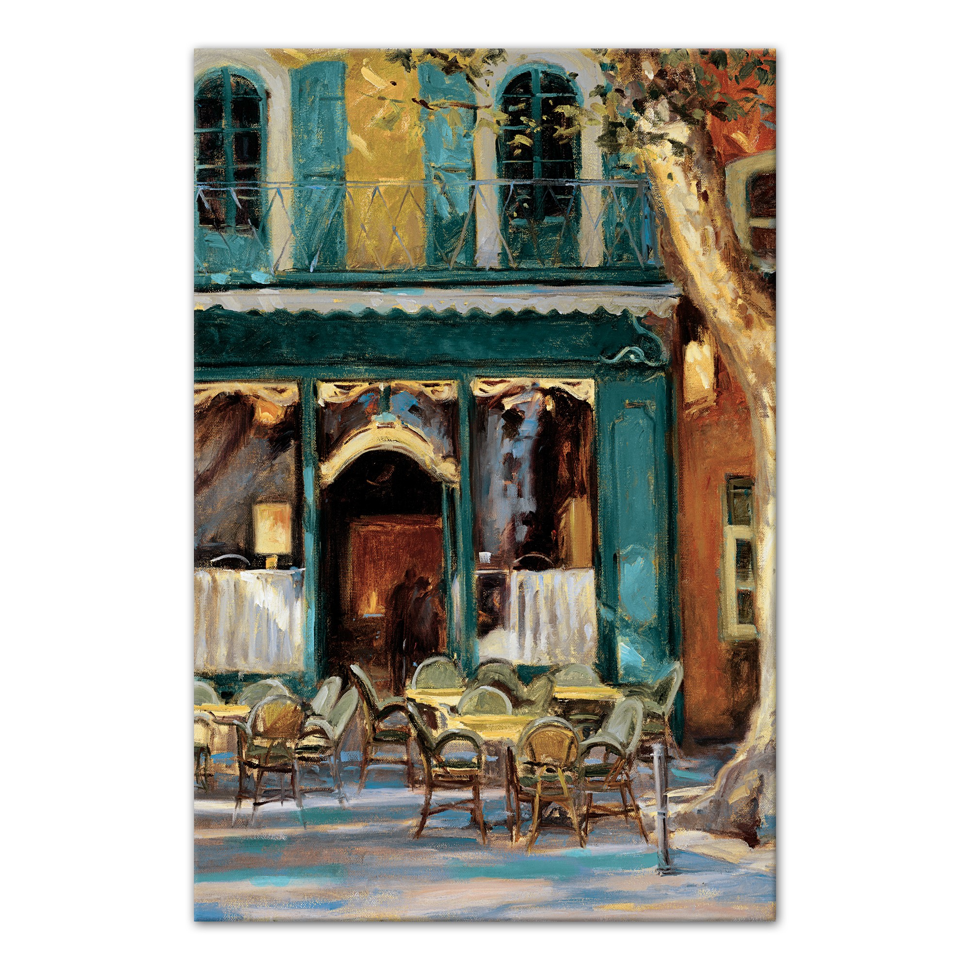 Main Street Café 24x36 Canvas Wall Art