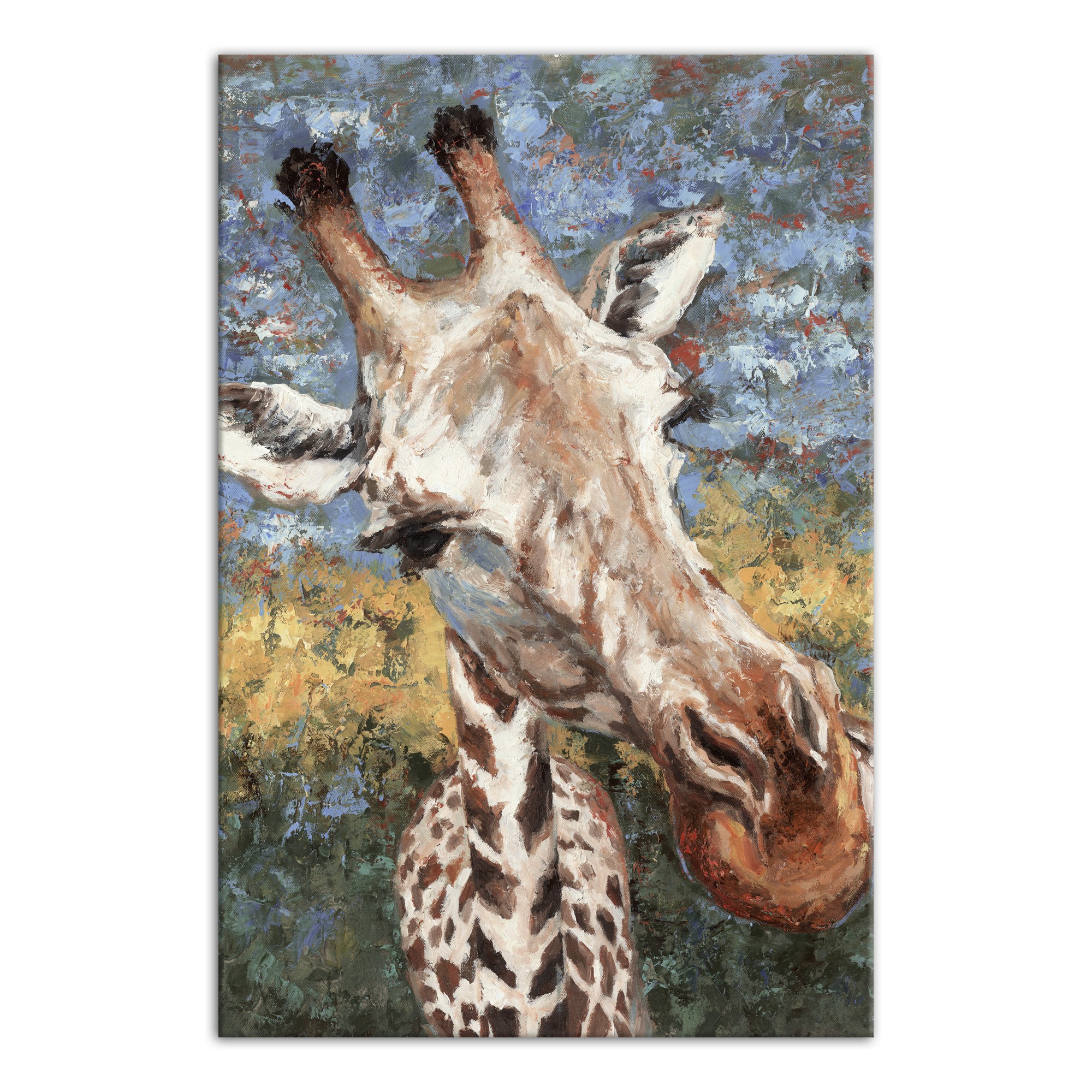 Gentle Giraffe 24x36 Canvas Wall Art