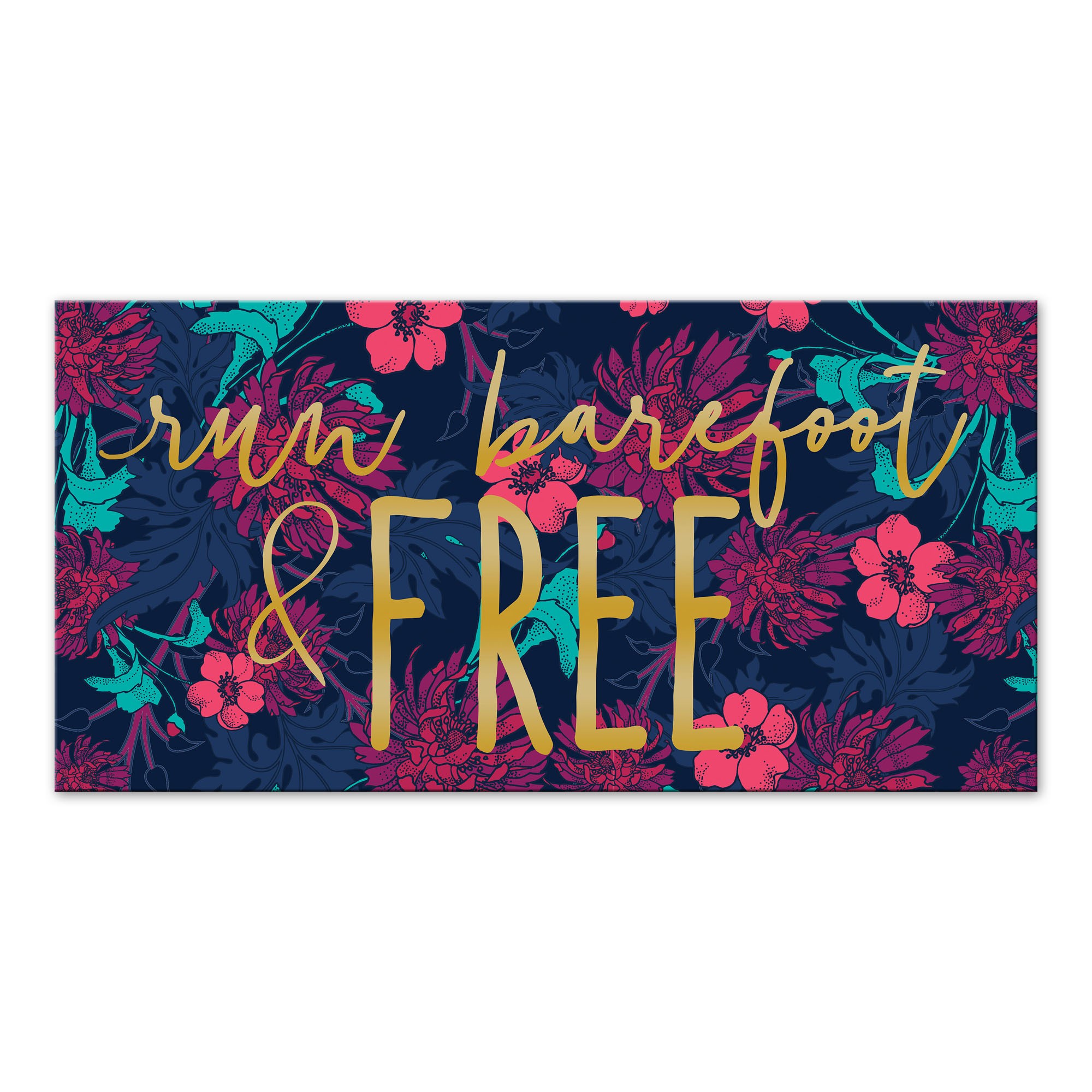 Run Barefoot And Free 20x10 Canvas Wall Art