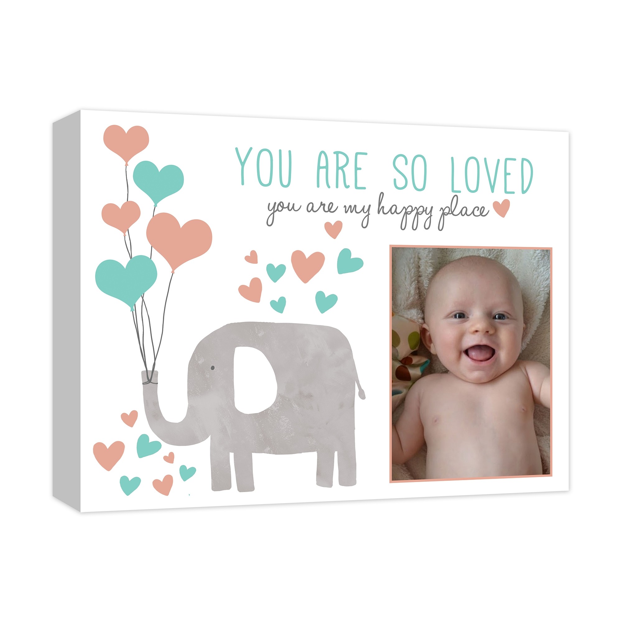 You Are So Loved 14x11 Personalized Canvas Wall Art