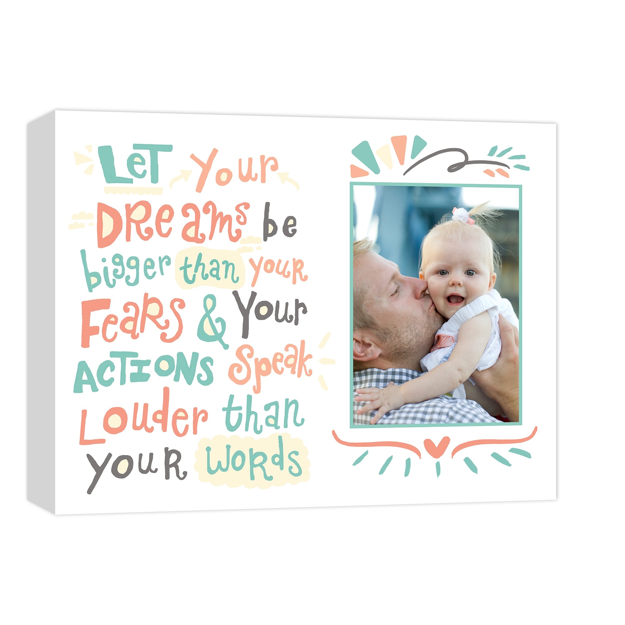 Words Of Baby 14x11 Personalized Canvas Wall Art