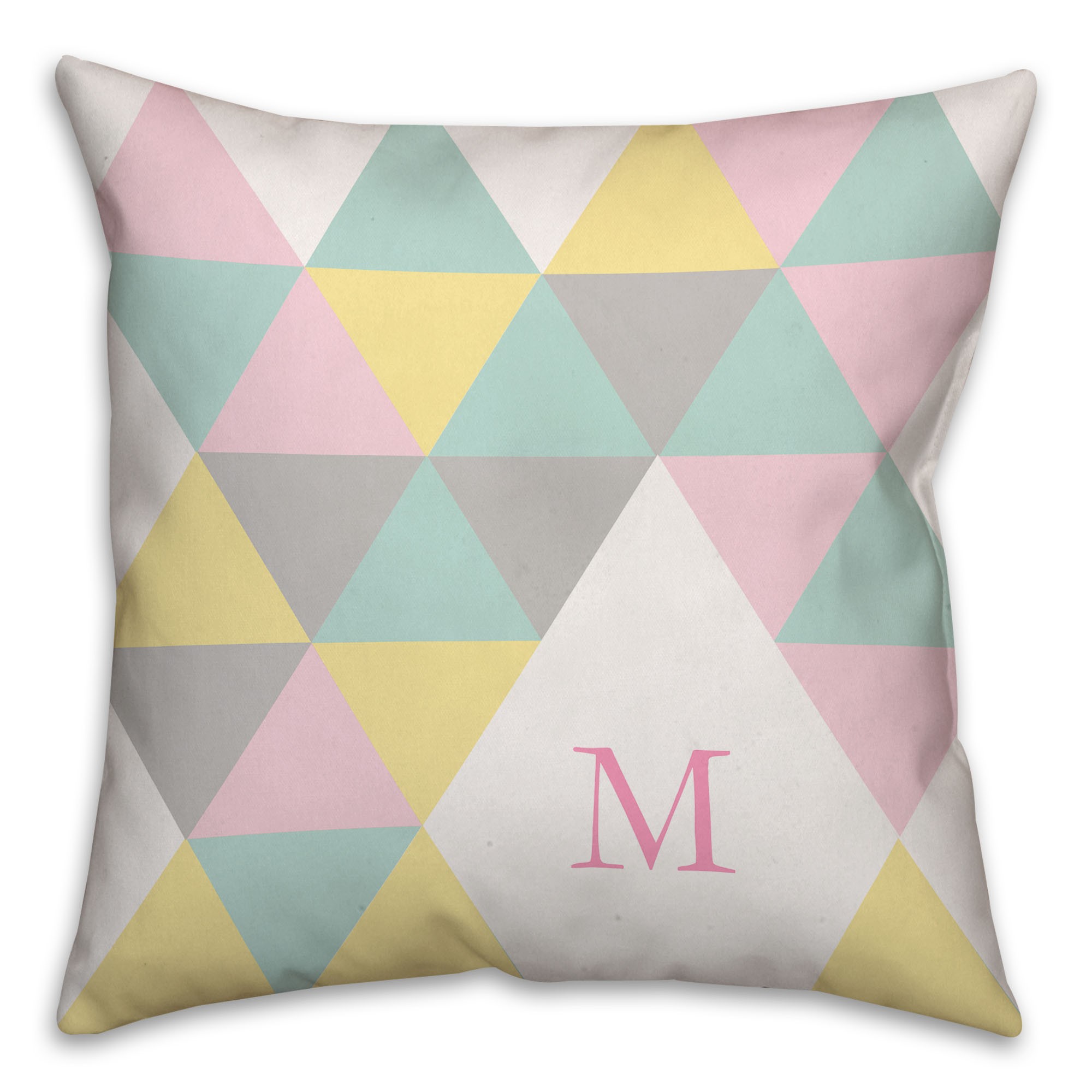 Light Pastels 16x16 Custom Throw Pillow Front