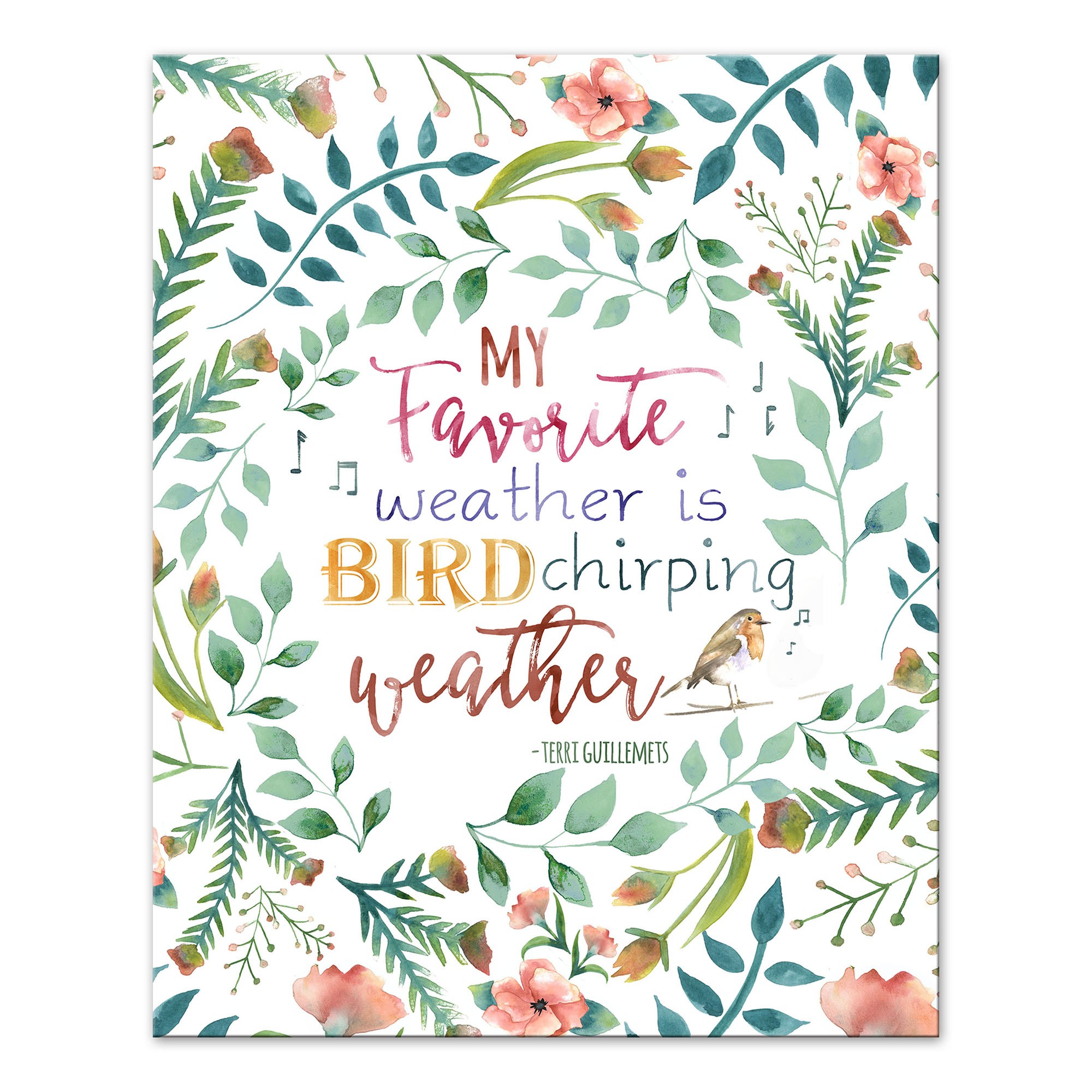 Favorite Weather 16x20 Canvas Wall Art