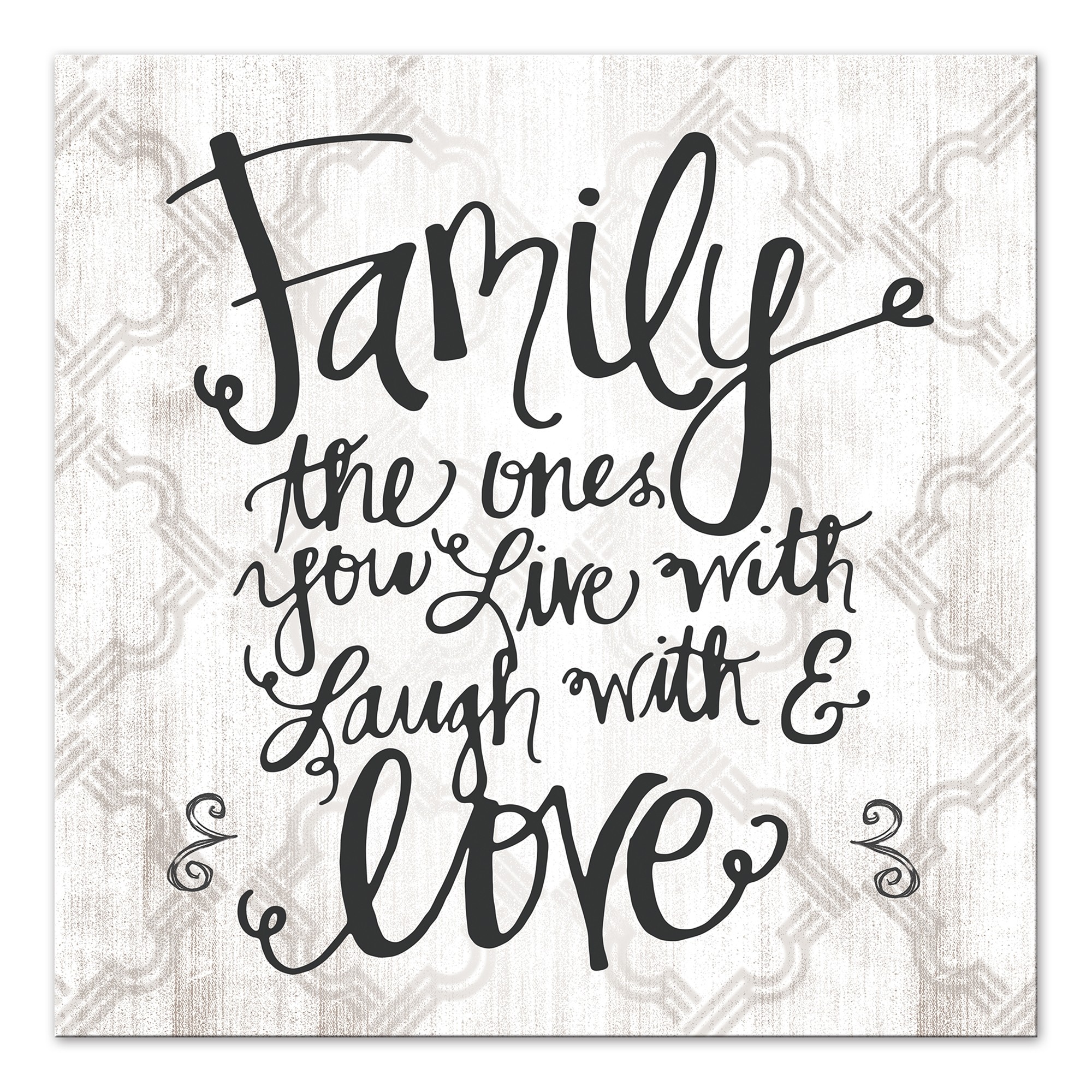 Things Done With Family 20x20 Canvas Wall Art