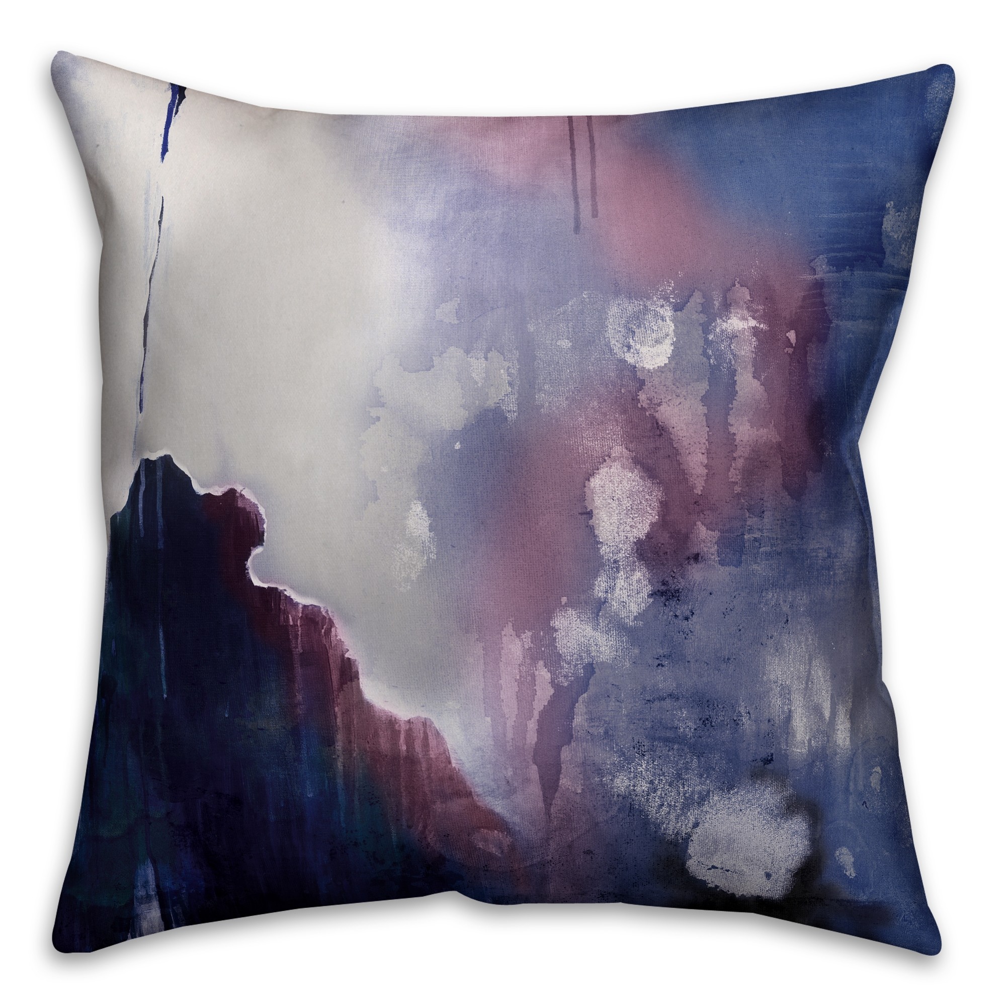 Passionate Purple 18x18 Faux Suede Throw Pillow
