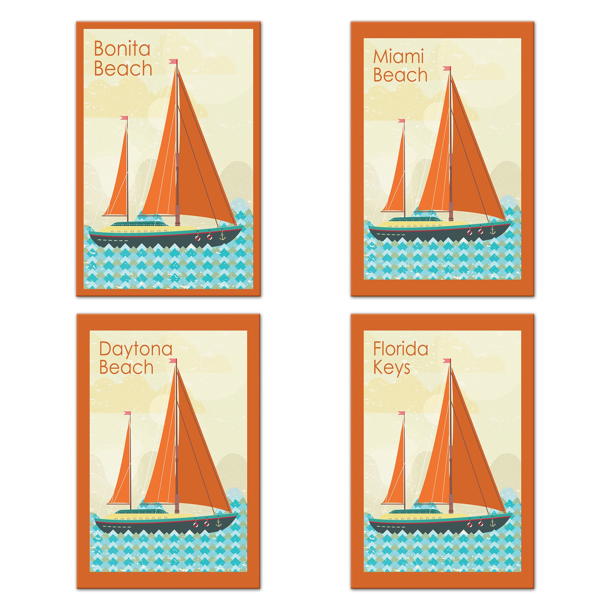 Vintage Boat 24x36 Canvas