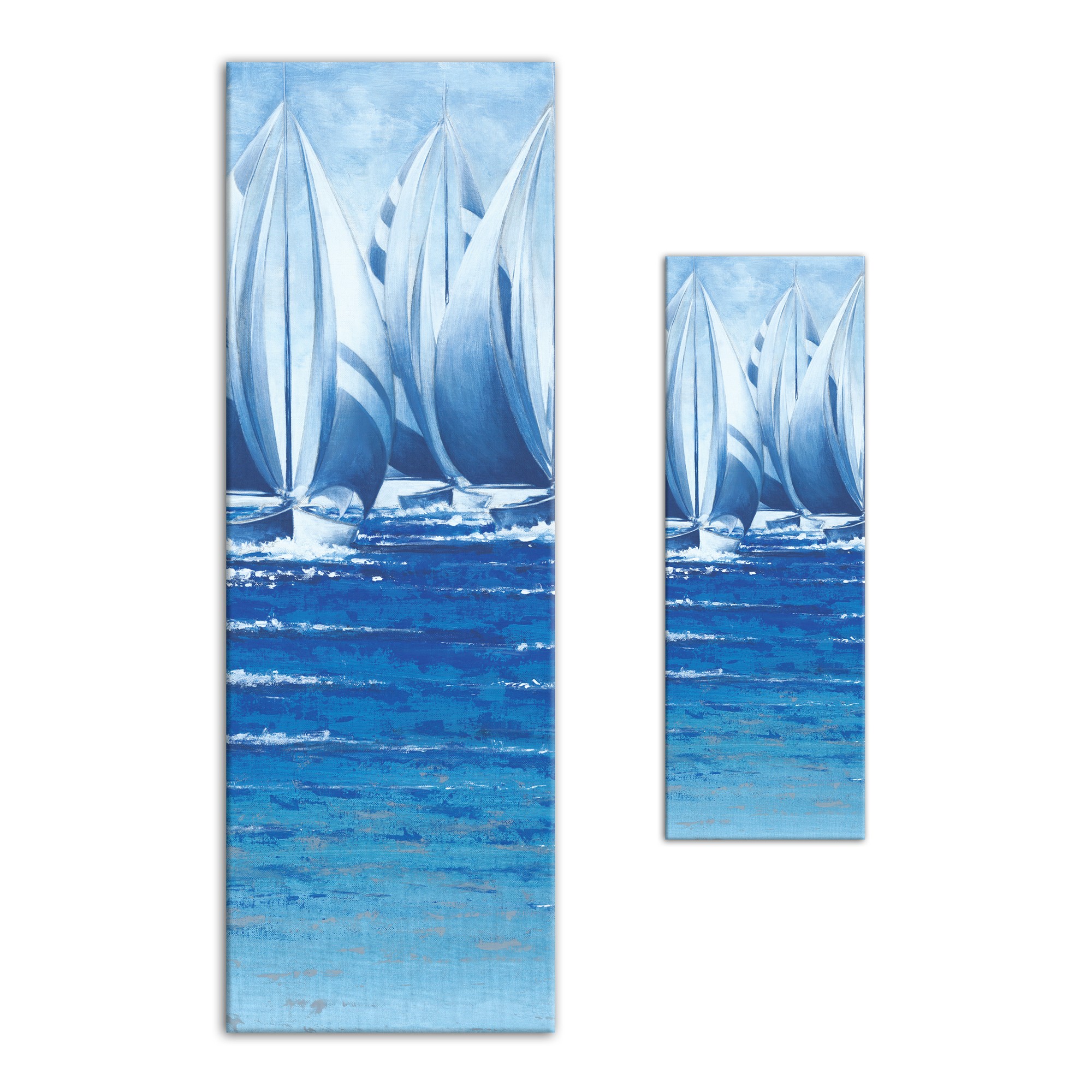 Blue Boatscape III Canvas