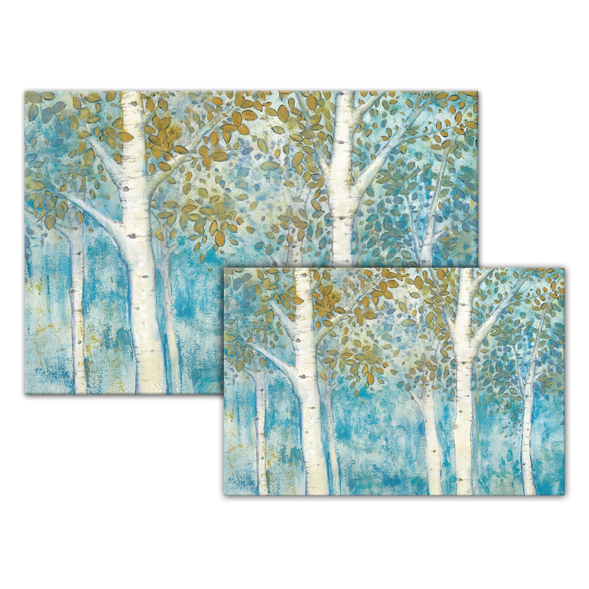 Blue Birches Canvas