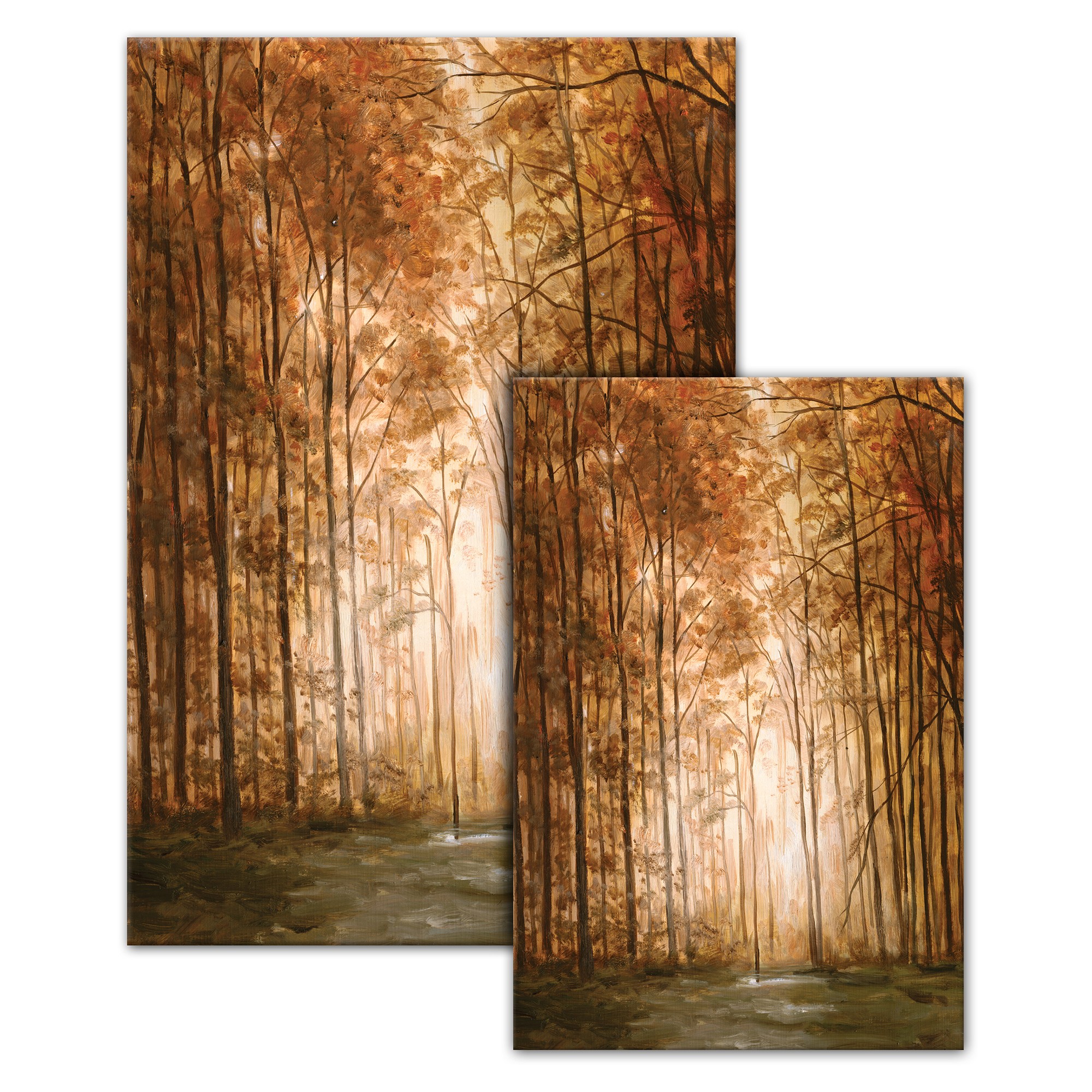 Warm Treescape Canvas