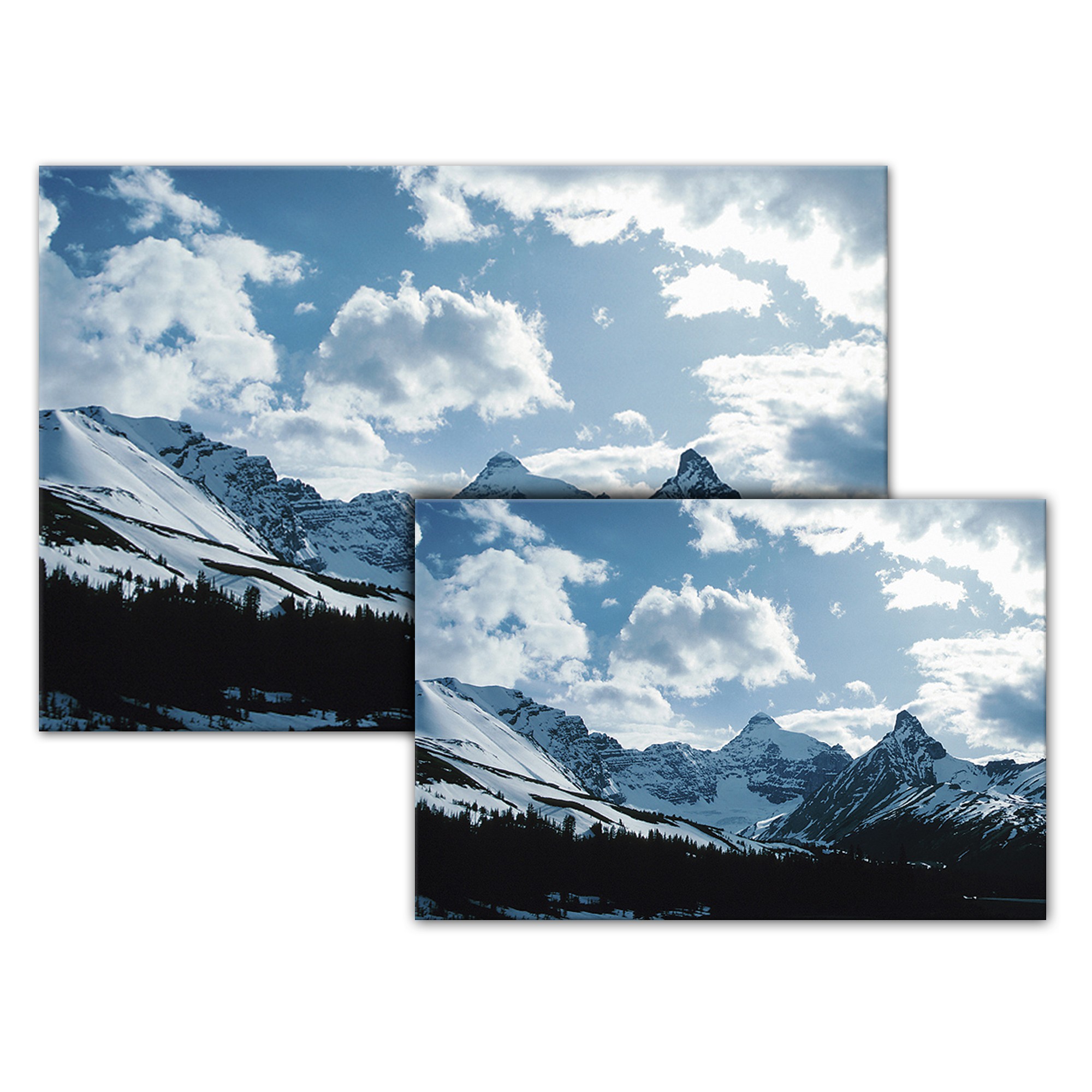 Snowy Mountain Range Canvas