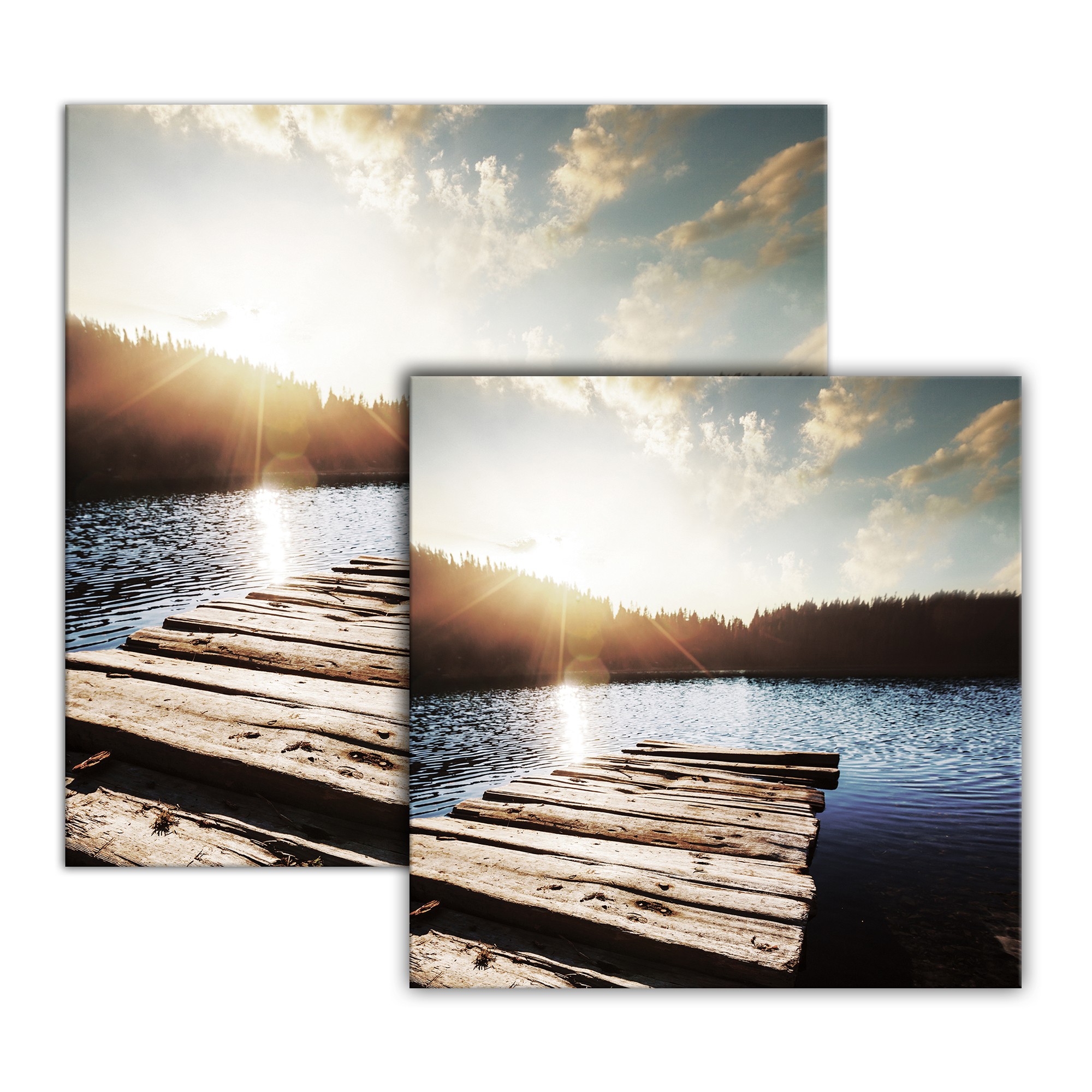 Sunset Dock Canvas