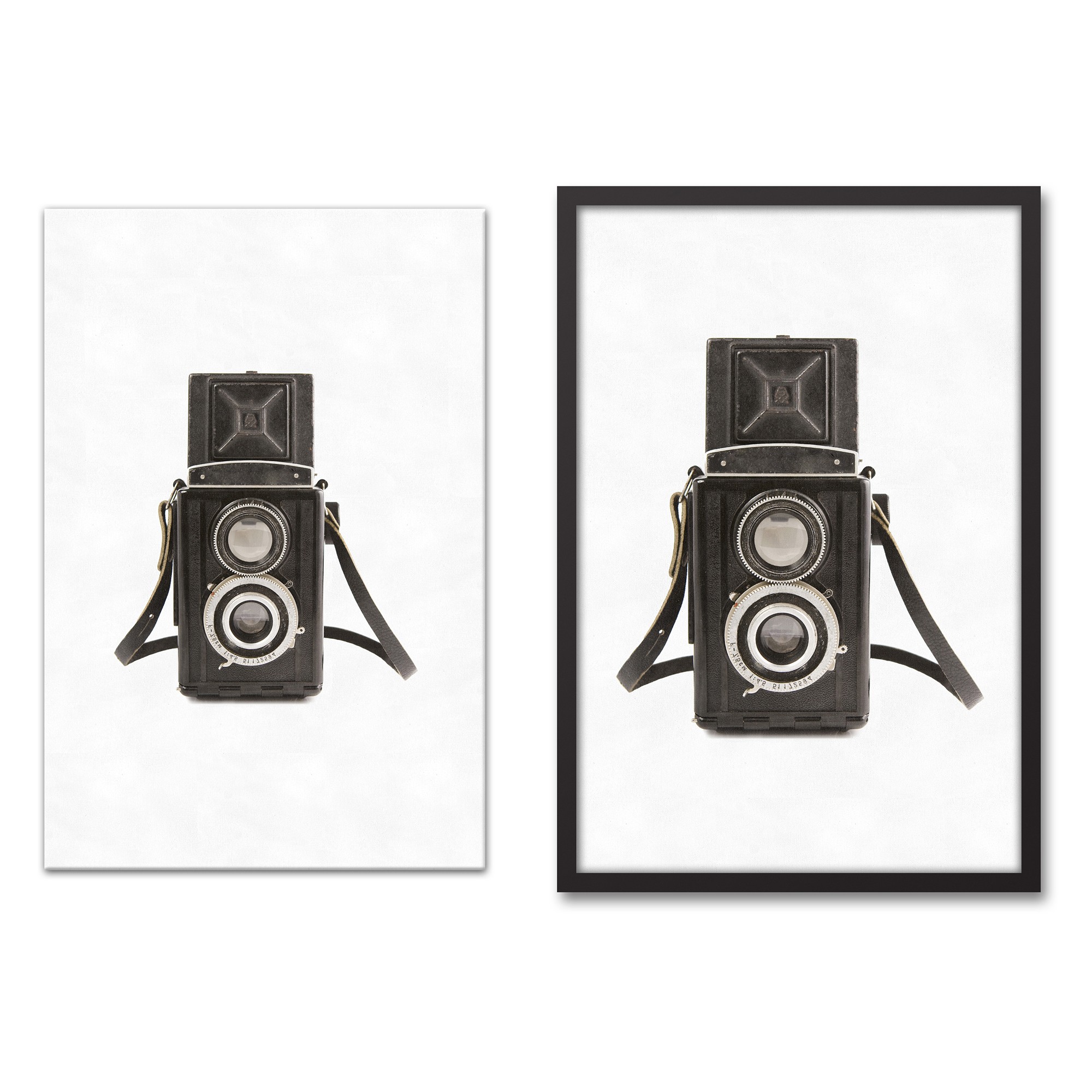Vintage Graphic Camera II Wall Art