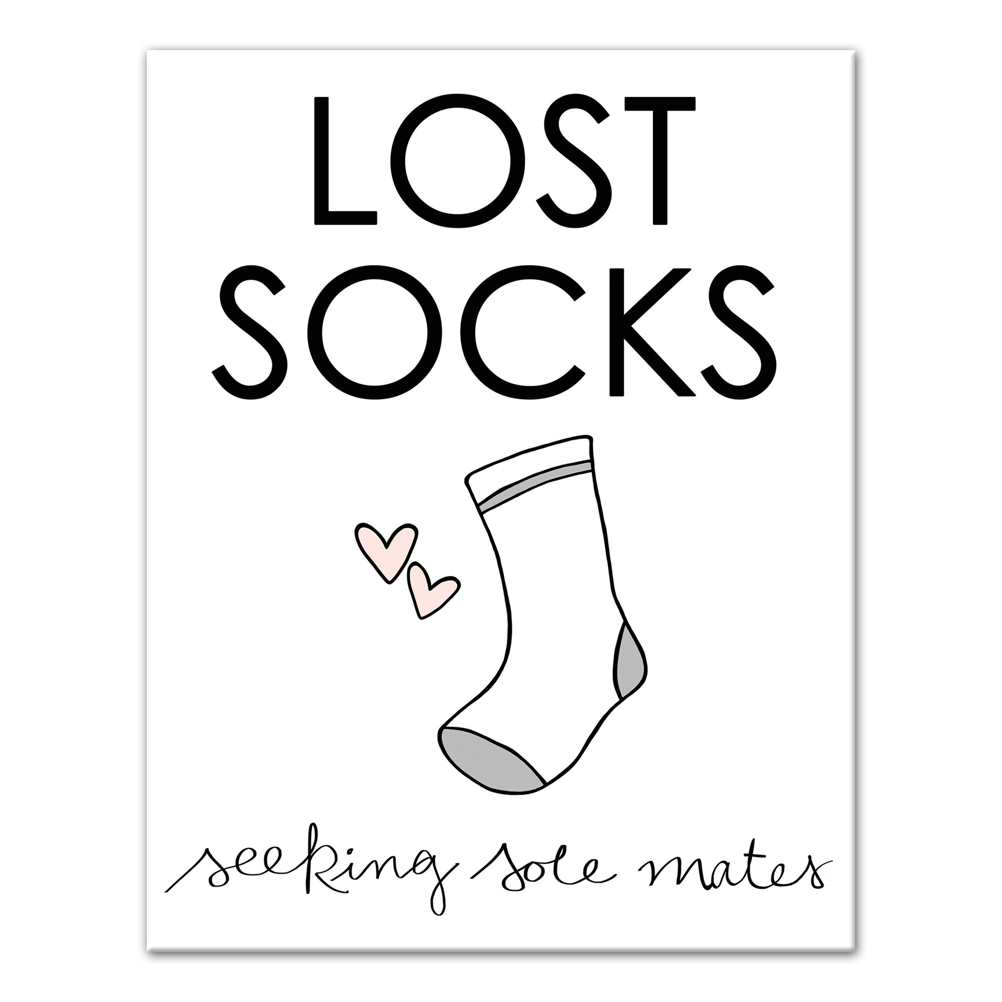 Lost Socks Laundry Room Wall Art 