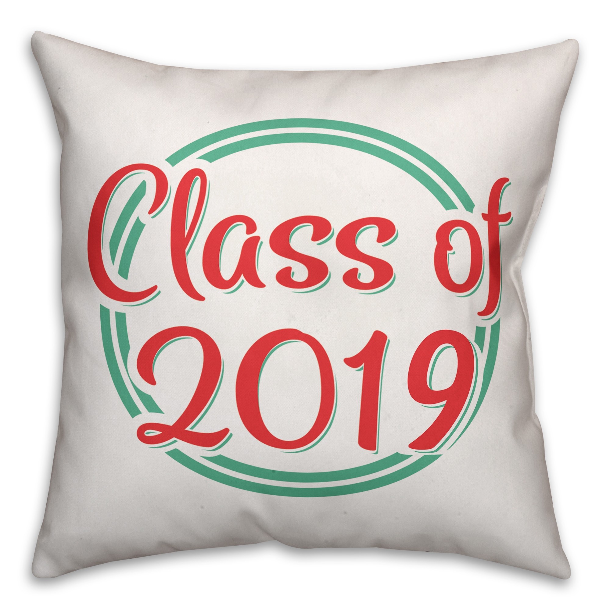 Class of 2019 18x18 Spun Poly Pillow