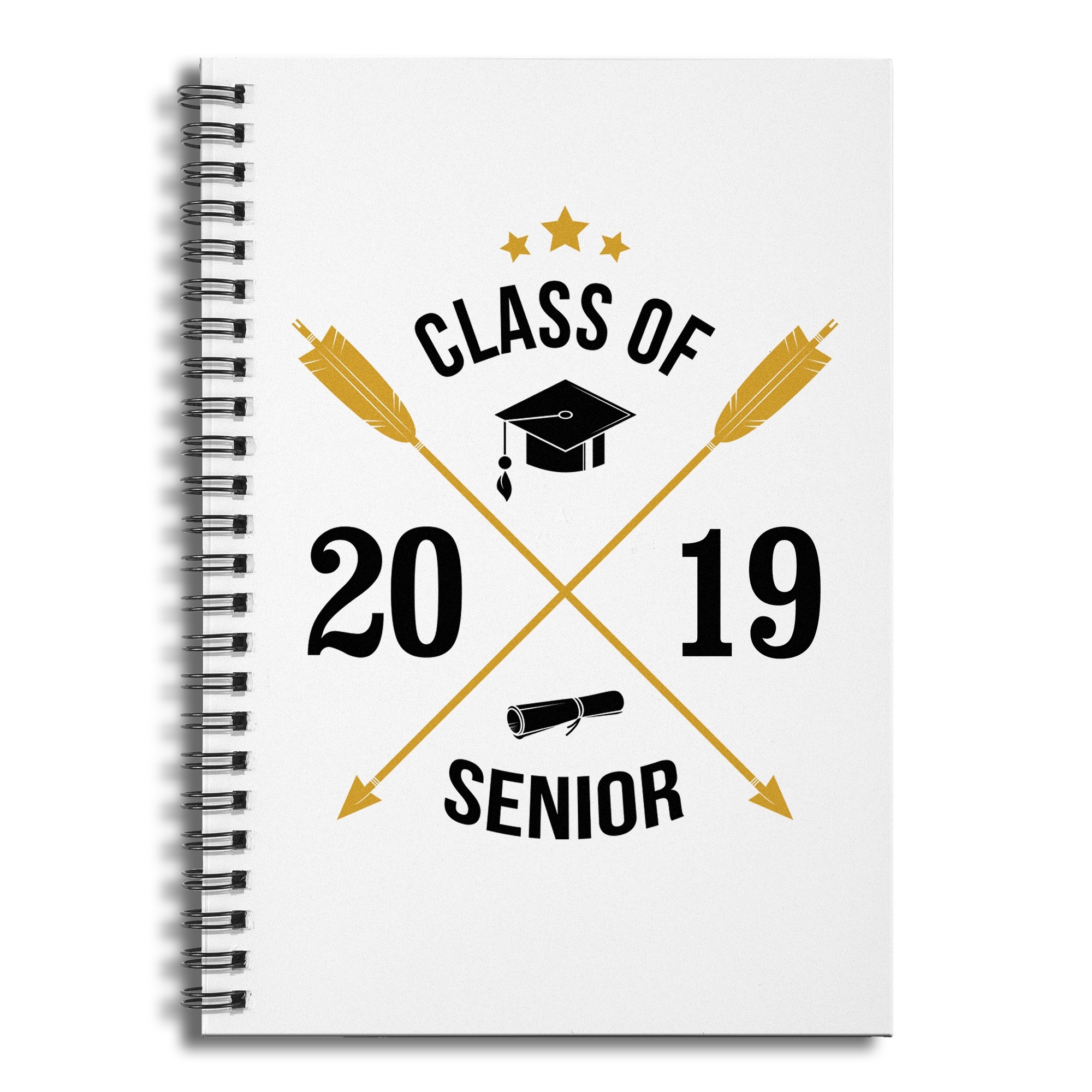 Class of 2018 Arrows 6x8 Ruled Spiral Notebook