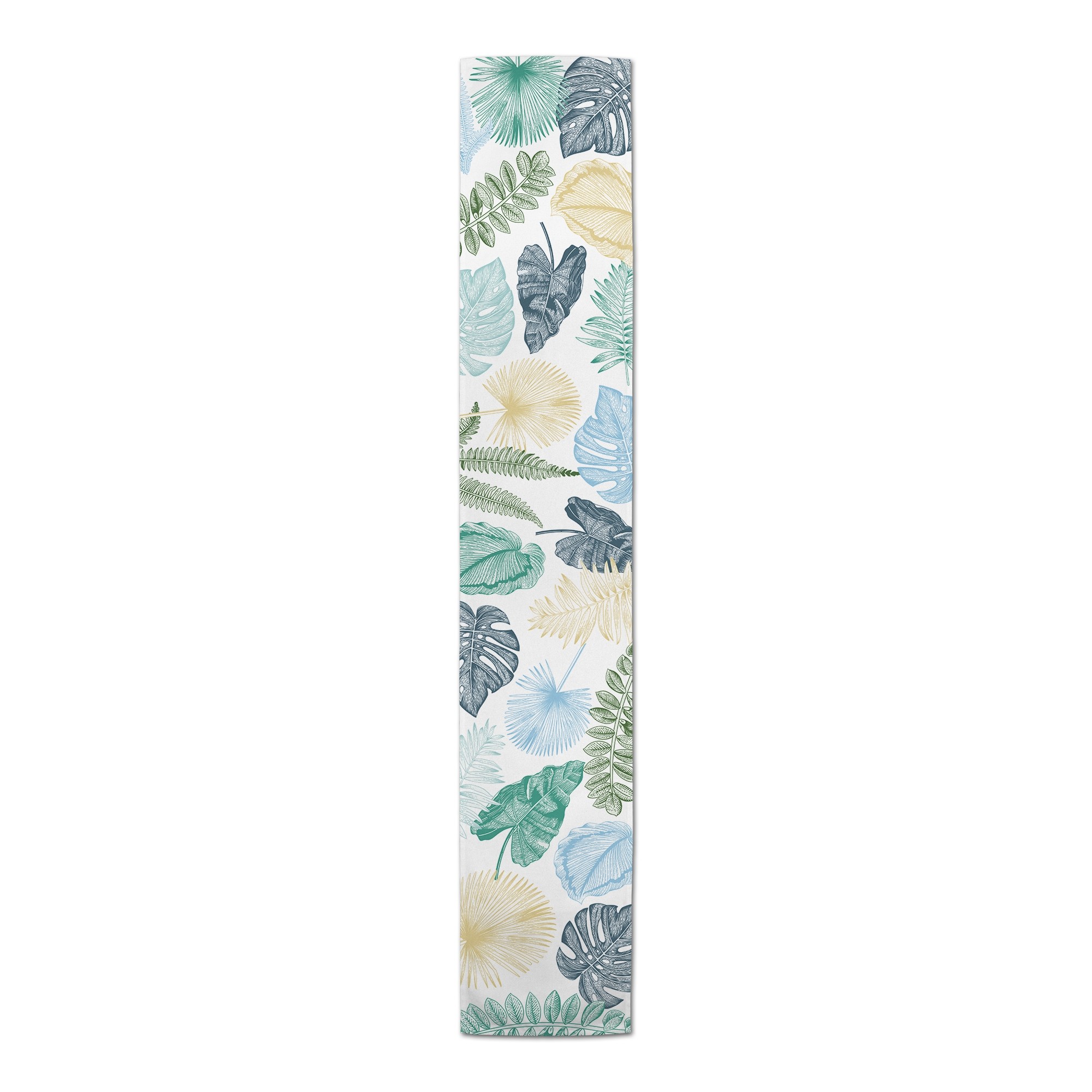 Colorful Printed Palms  Runner