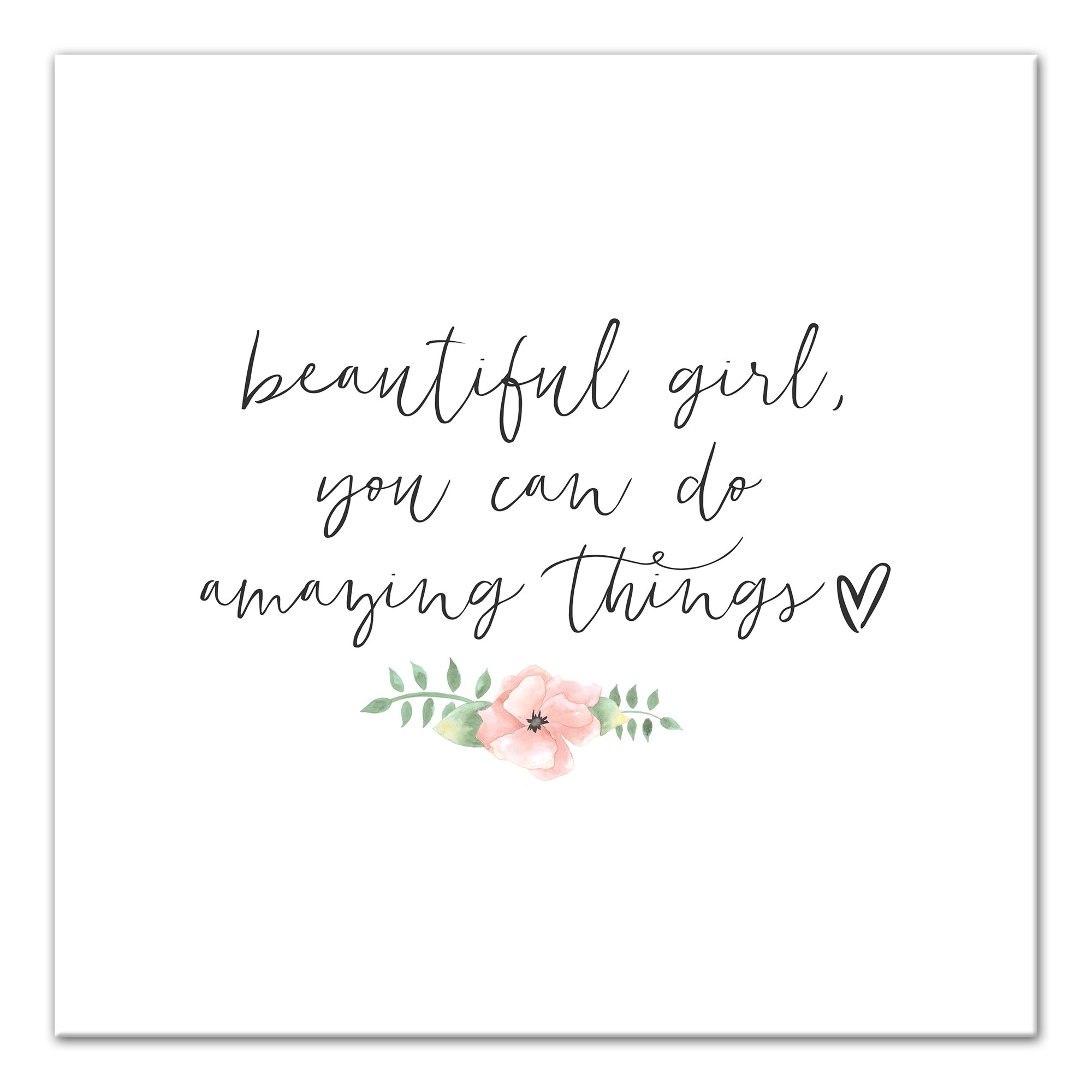 Amazing Things 16x16 Canvas Wall Art