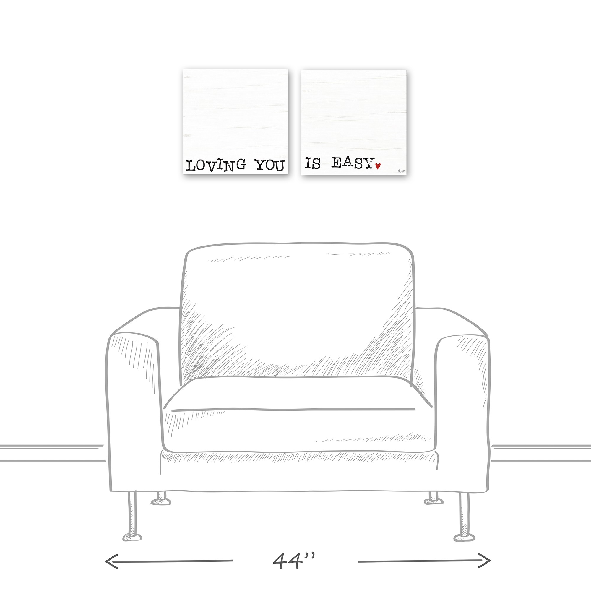 Loving You Is Easy Wall Art Collection