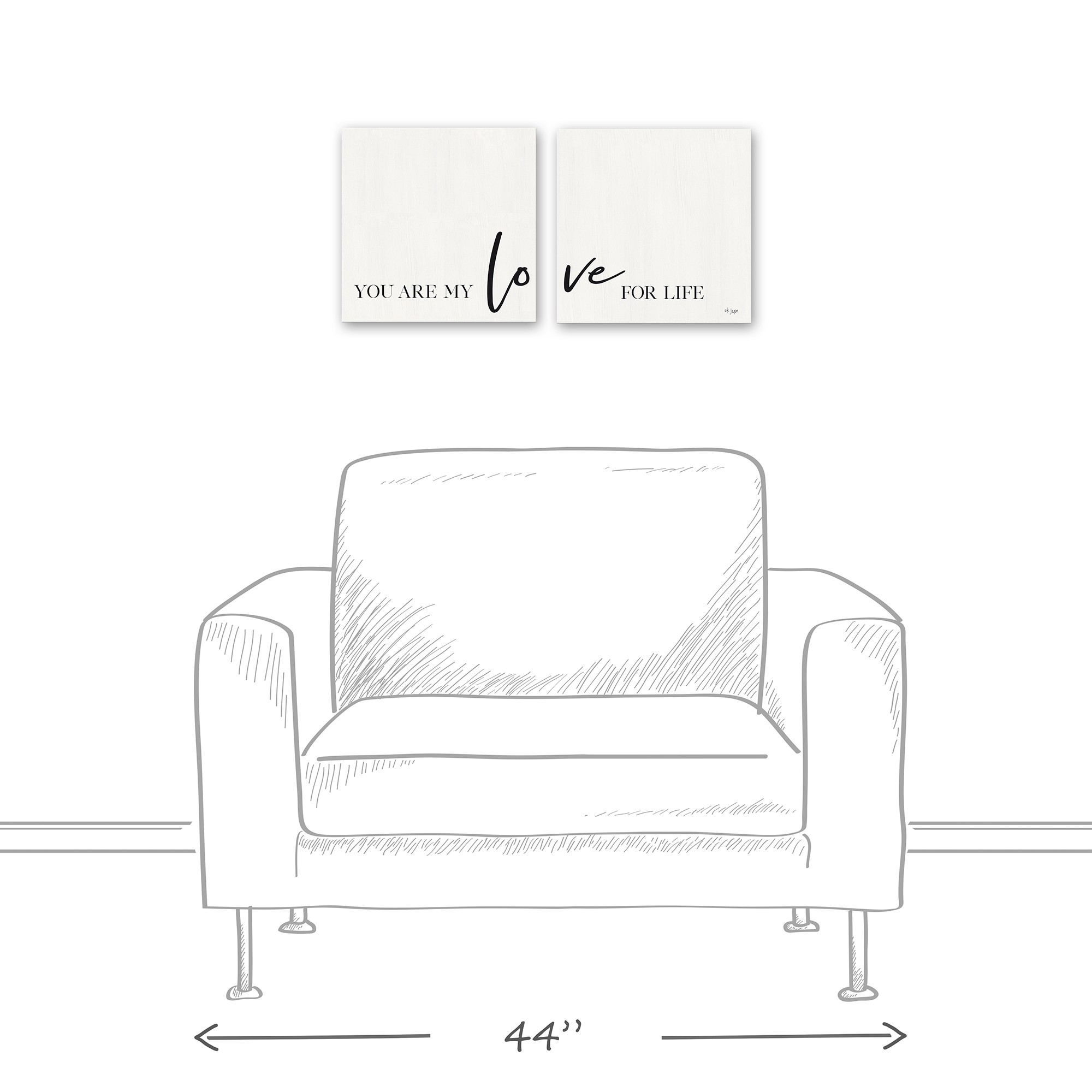 You Are My Love For Life Wall Art Collection