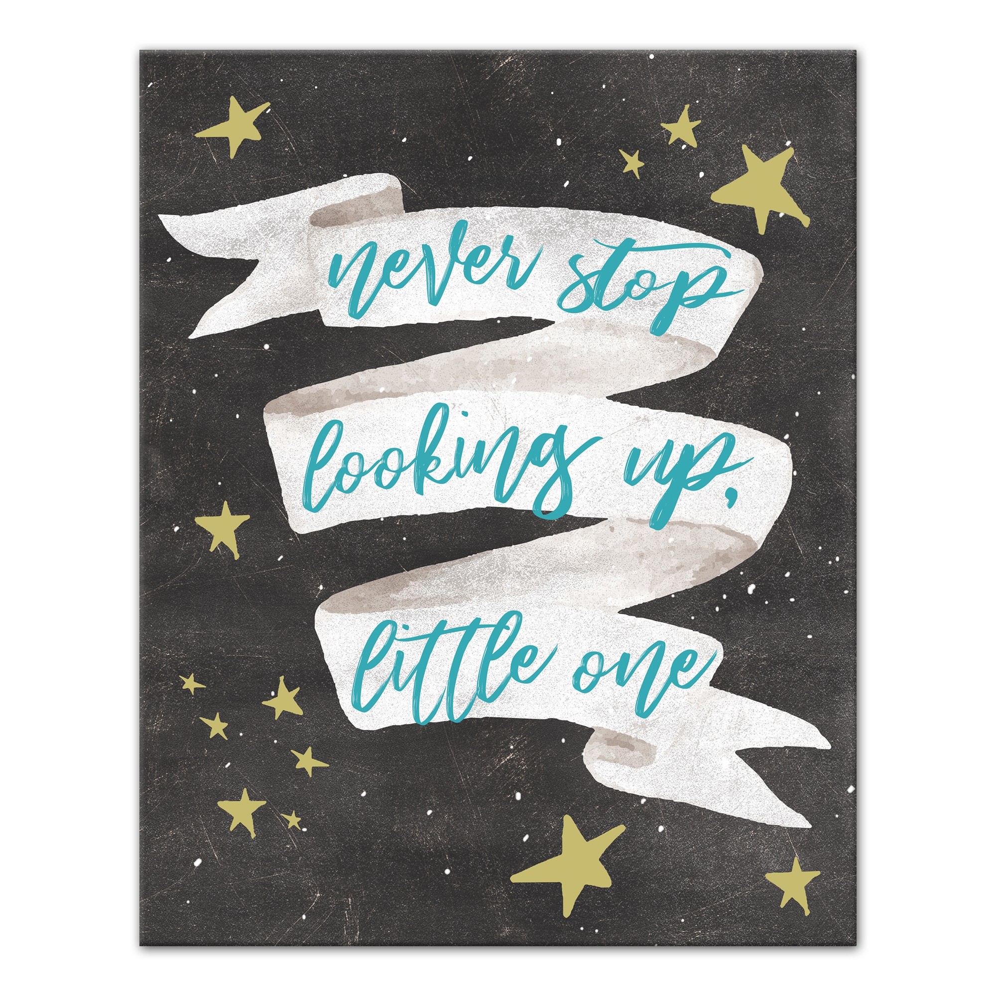 (TEST) Never Stop Looking Up Little One 16x20 Canvas Wall Art