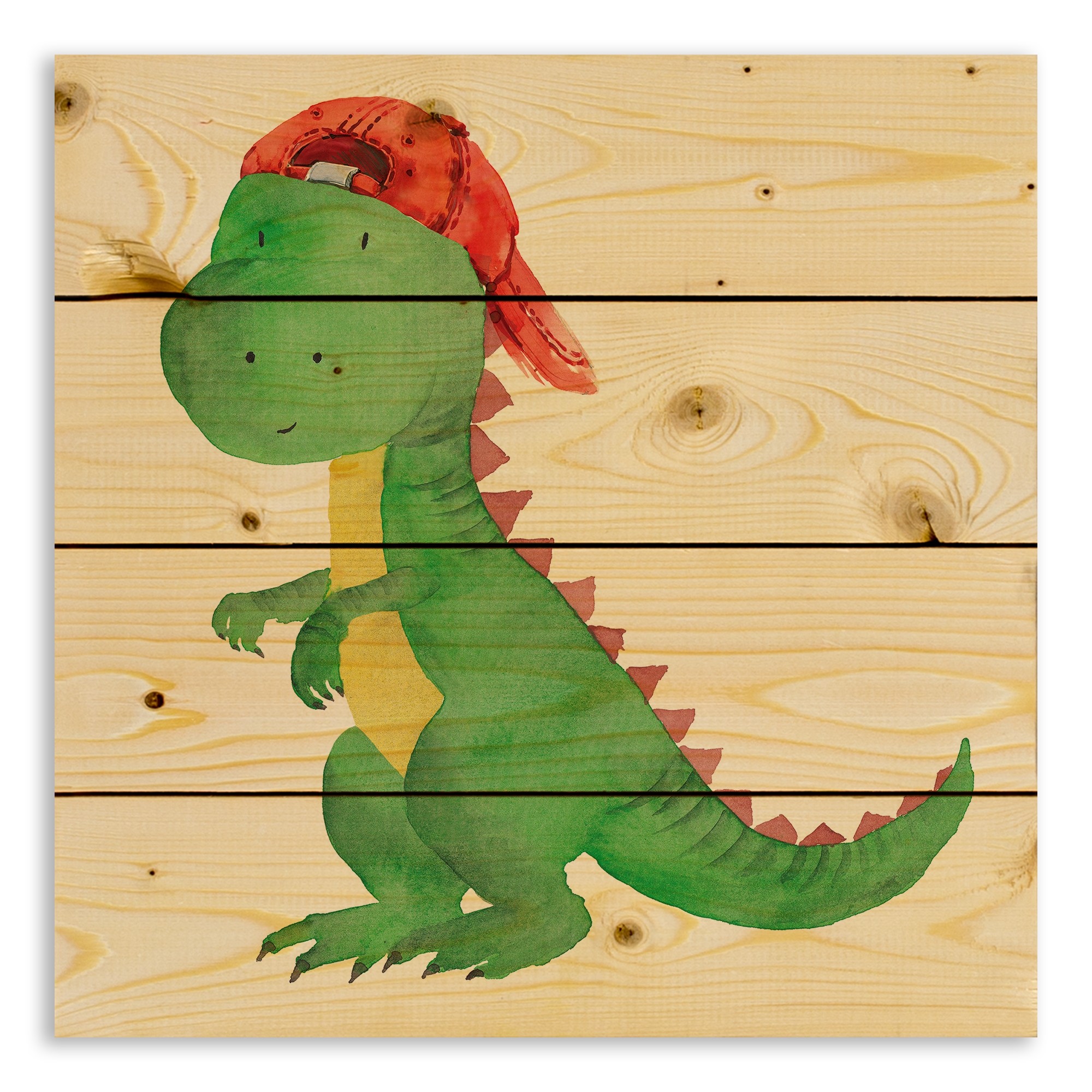 Cool Baby Dinosaur 14x14 Pallet Wood Art