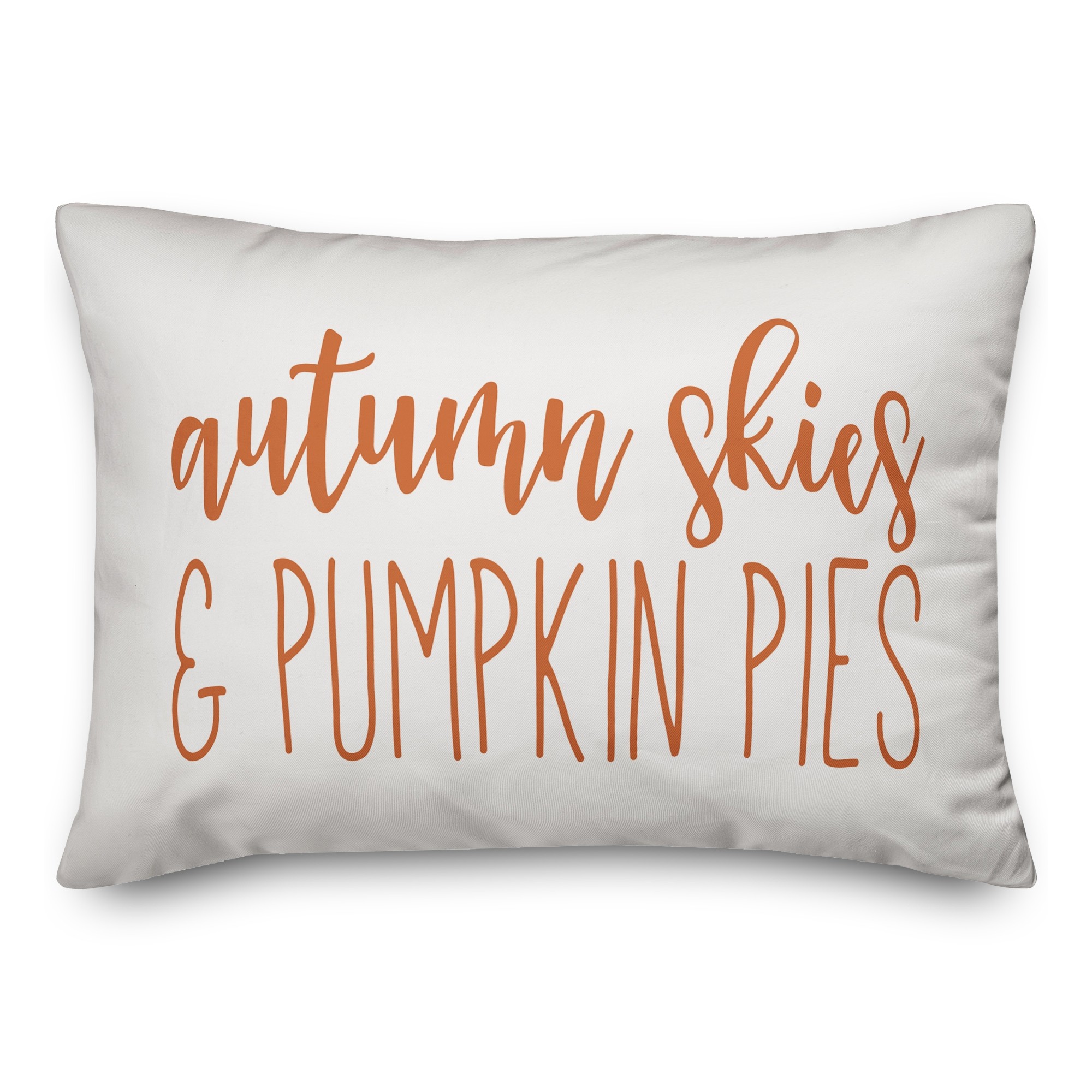 Autumn Skies & Pumpkin Pies 14x20 Spun Poly Pillow Cover