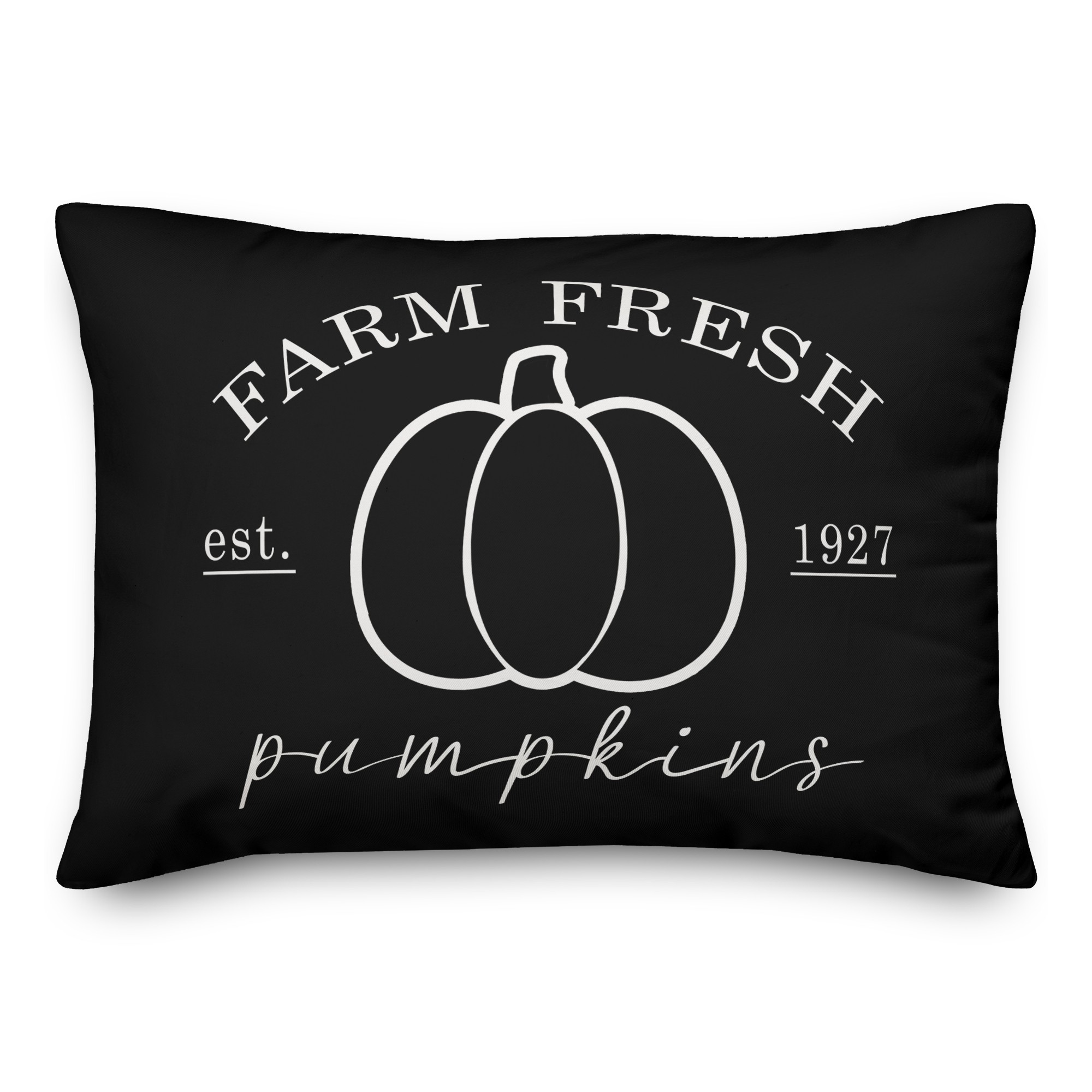 Farm Fresh Pumpkins 14x20 Spun Poly Pillow Cover
