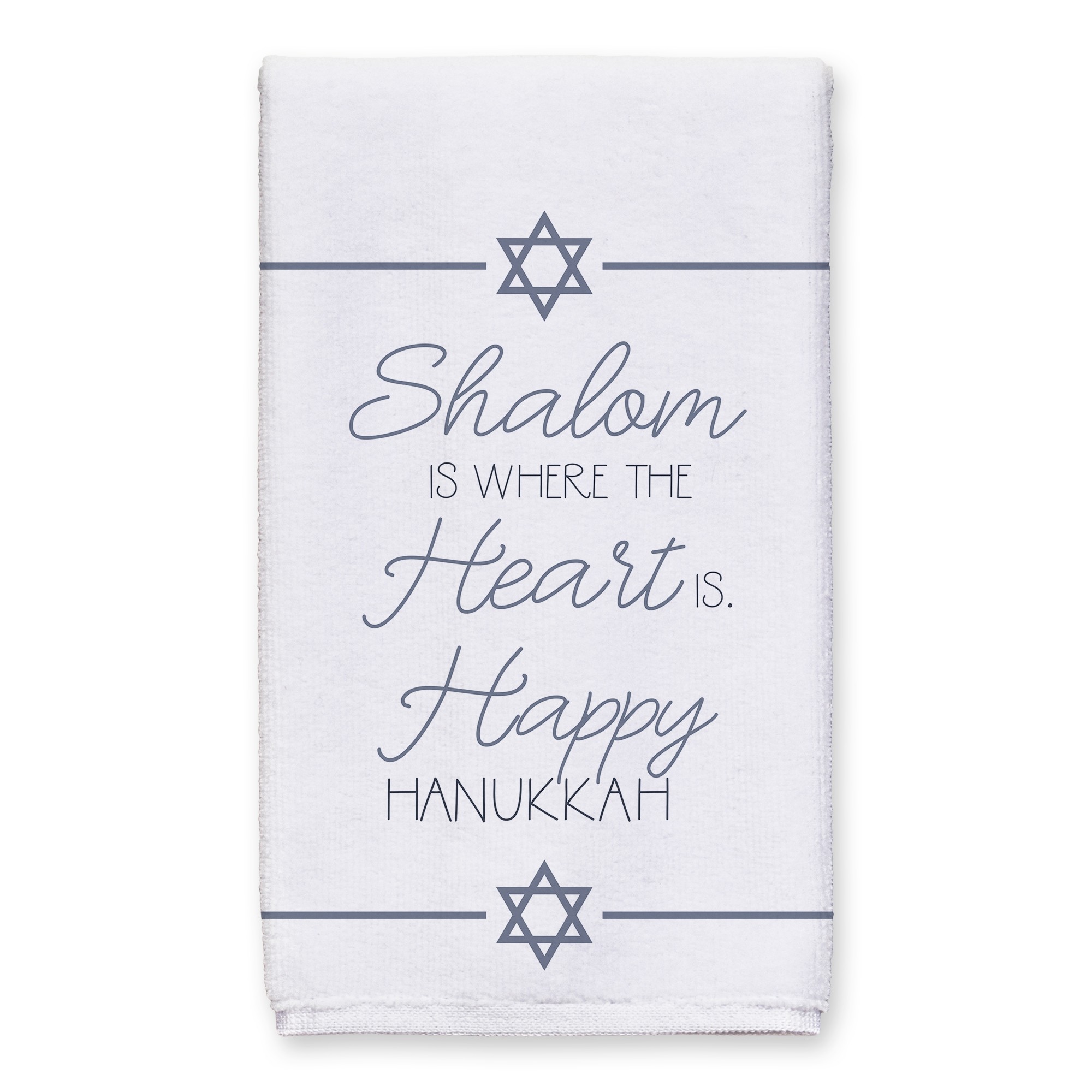 Shalom is Where the Heart Is 16x25 Towel