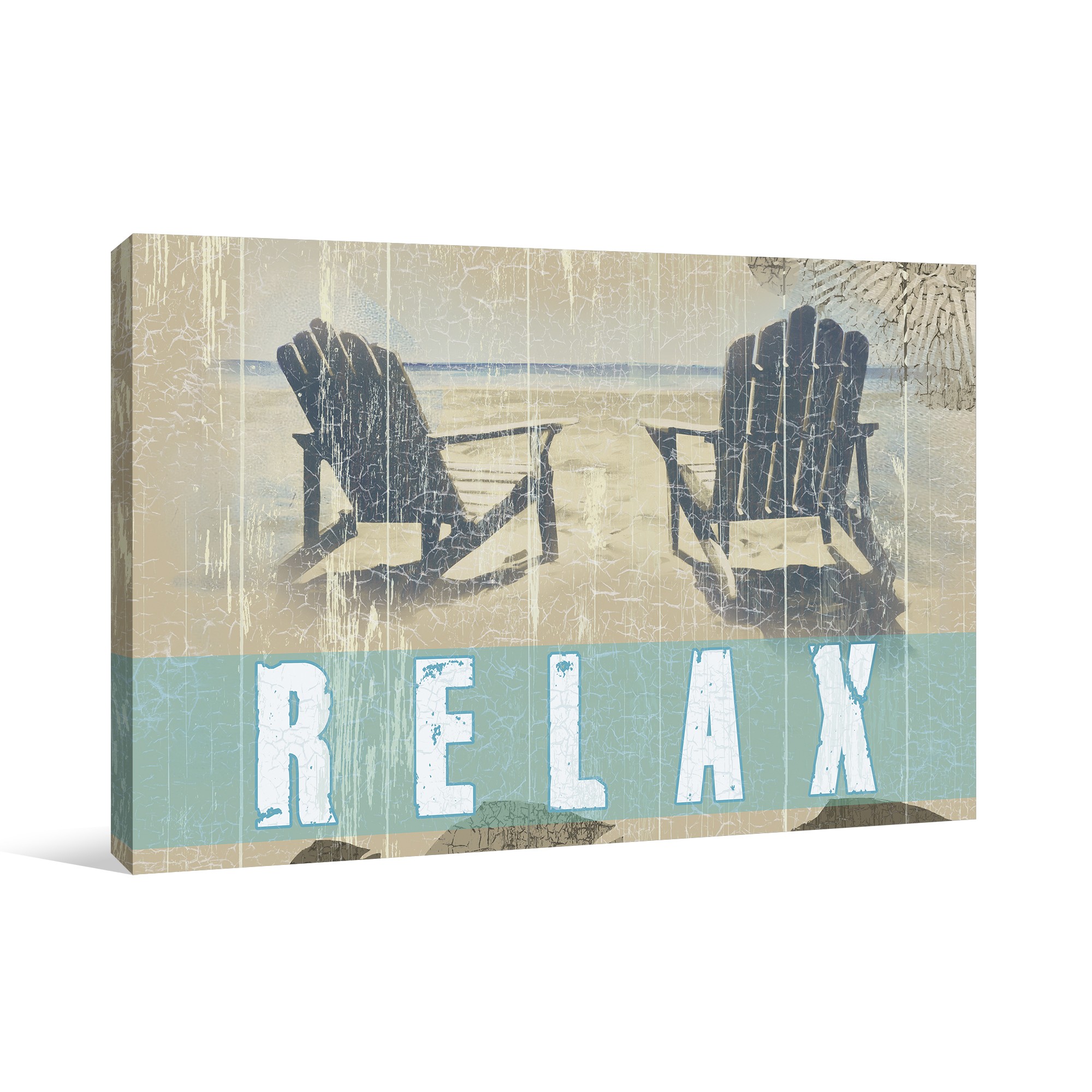 Sit Back And Relax 36x24 Canvas Wall Art 