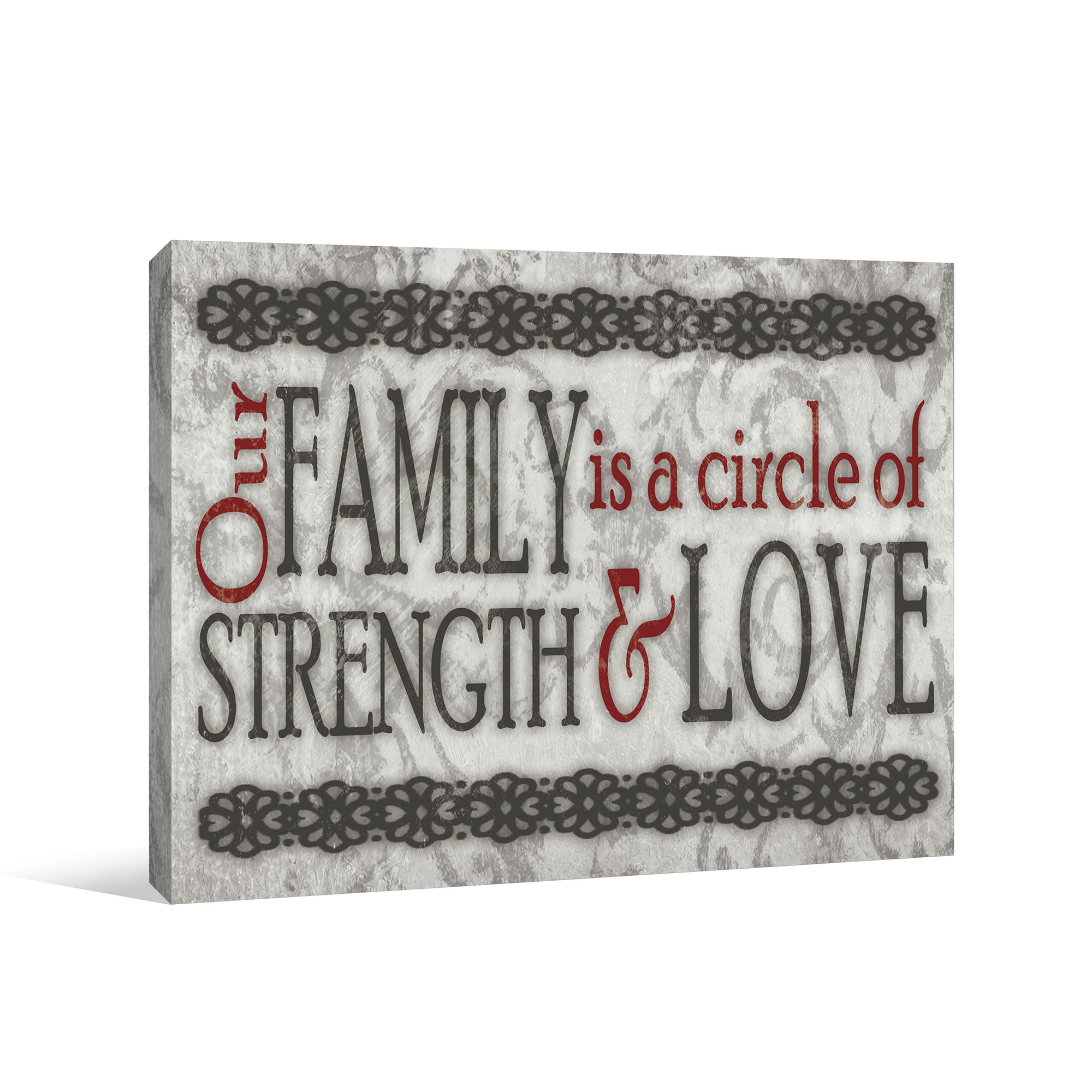 Circle Of Love 14x11 Canvas Wall Art