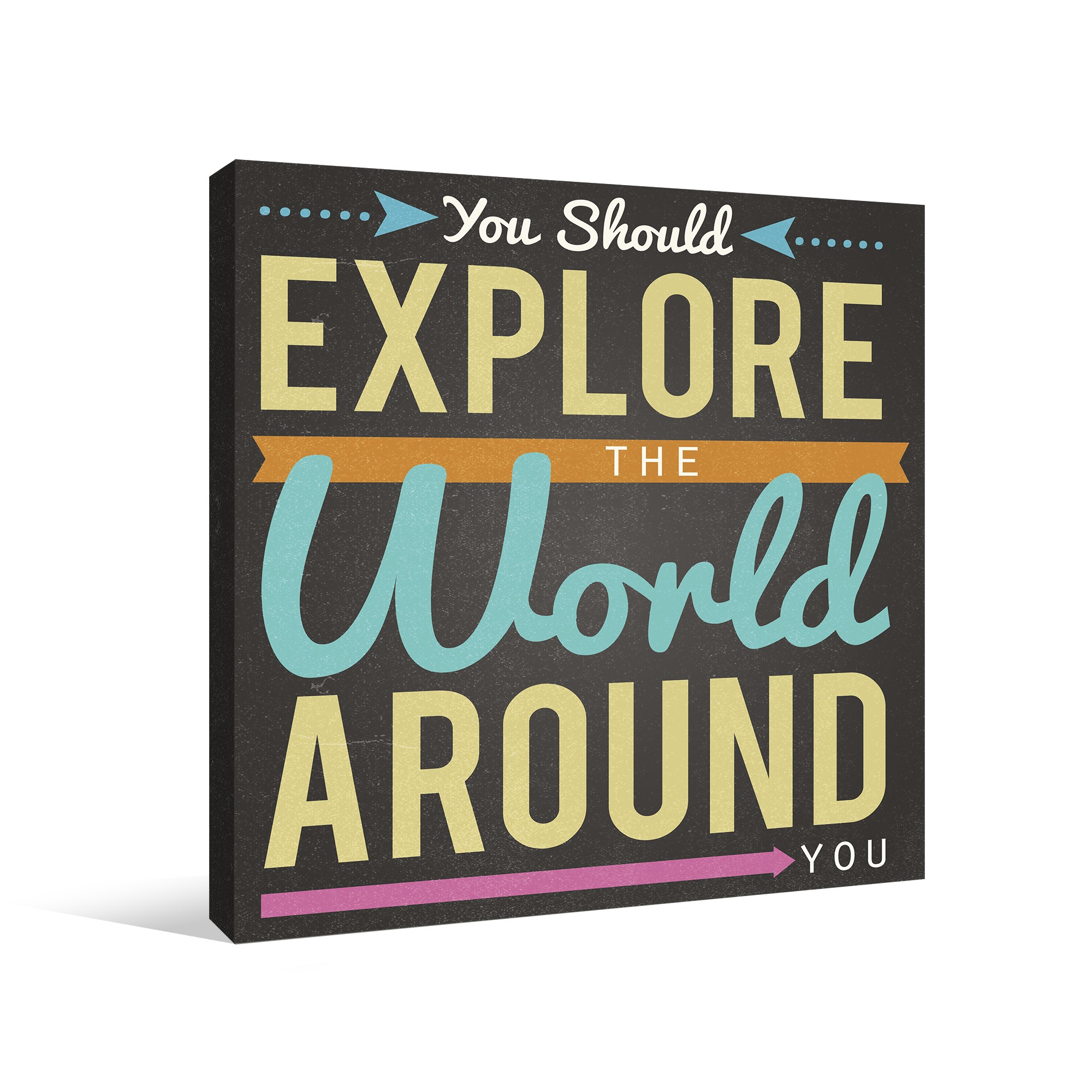 Explore World Canvas Wall Art